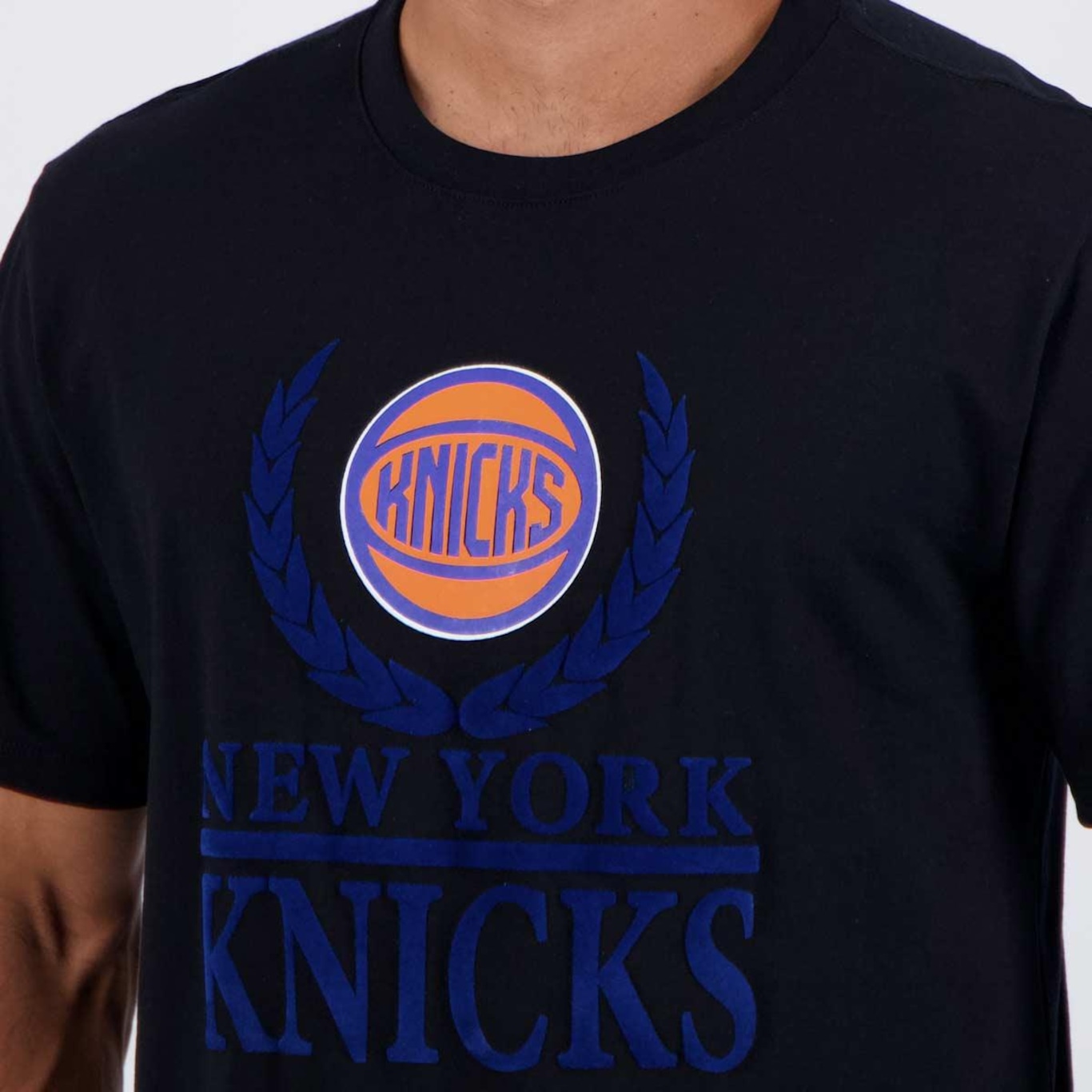 Camiseta Nba Bay Leaf New York Knicks - Masculina - Foto 5