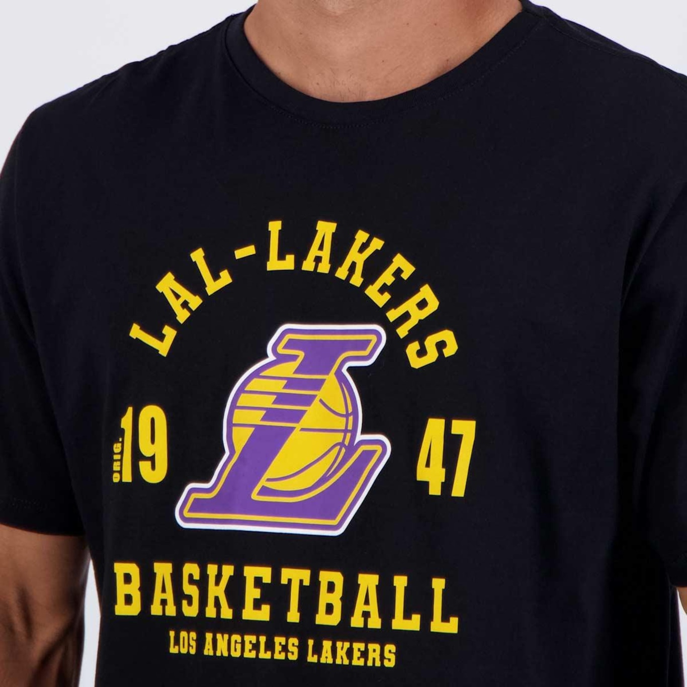 Camiseta Nba Town Lakers - Masculina - Foto 5