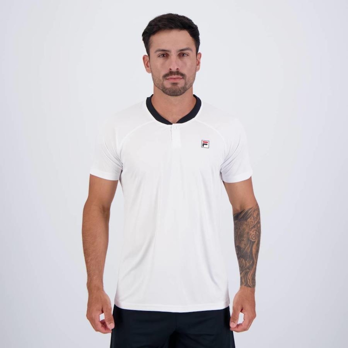 Camisa Polo Fila Player F-Box Basic - Masculina - Foto 1