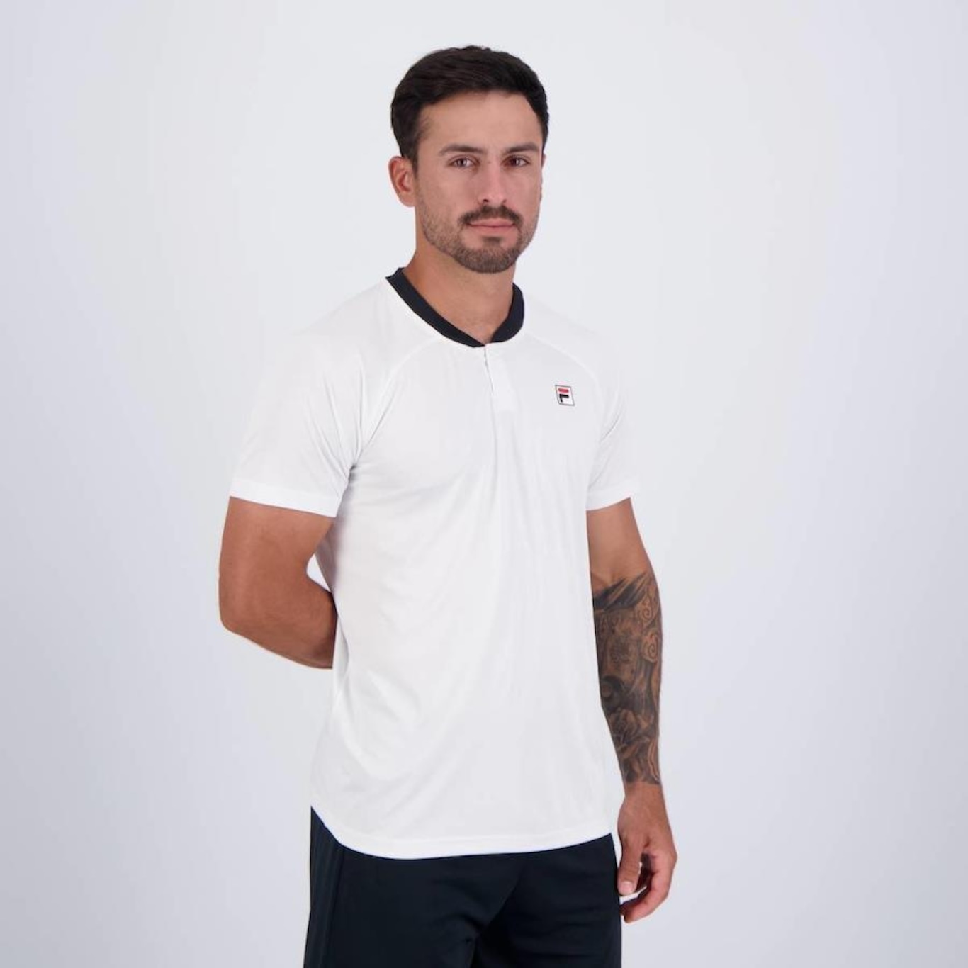 Camisa Polo Fila Player F-Box Basic - Masculina - Foto 2