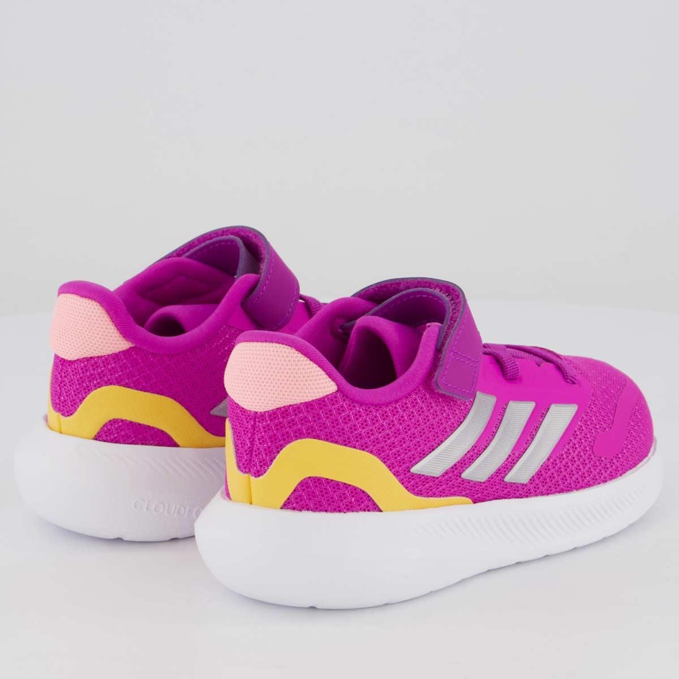 Tênis Adidas Runfalcon 5 El Kids - Infantil - Foto 3