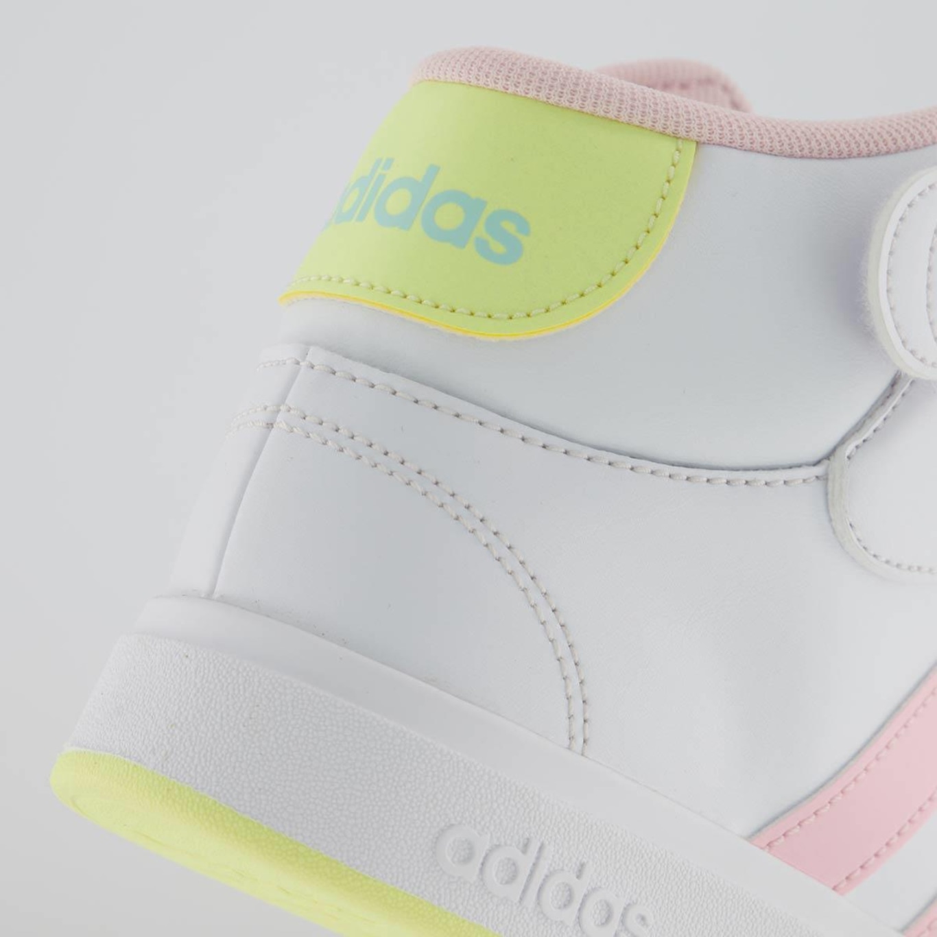 Tênis Adidas Grand Court Mid - Infantil - Foto 6