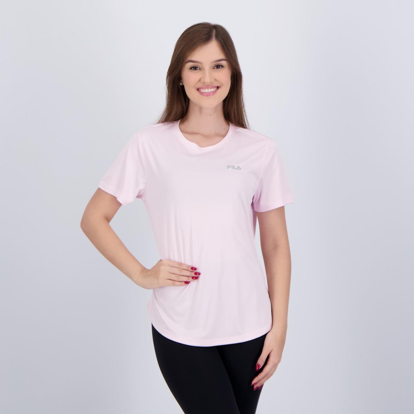 Camiseta Fila Basic Sports - Feminina - Foto 1