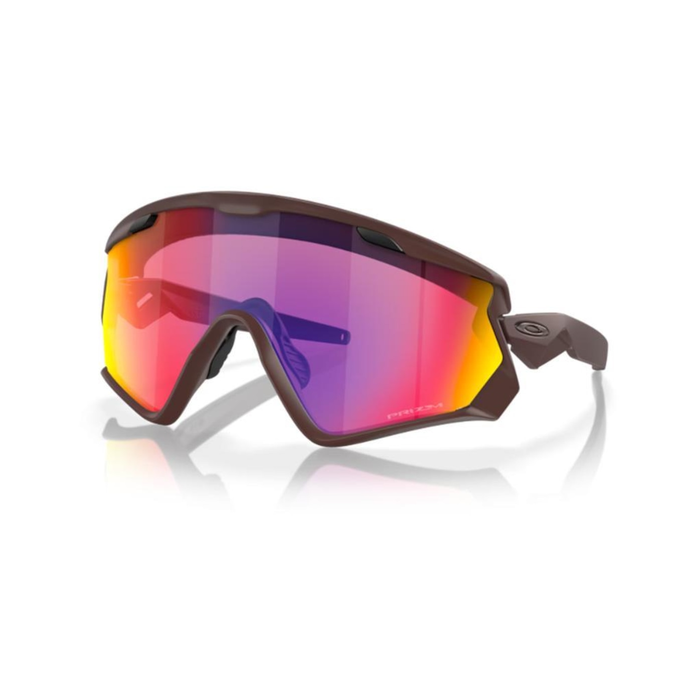 Óculos Ciclismo Oakley Wind Jacket 2.0 Matte Grenache Prizm Road - Adulto - Foto 1