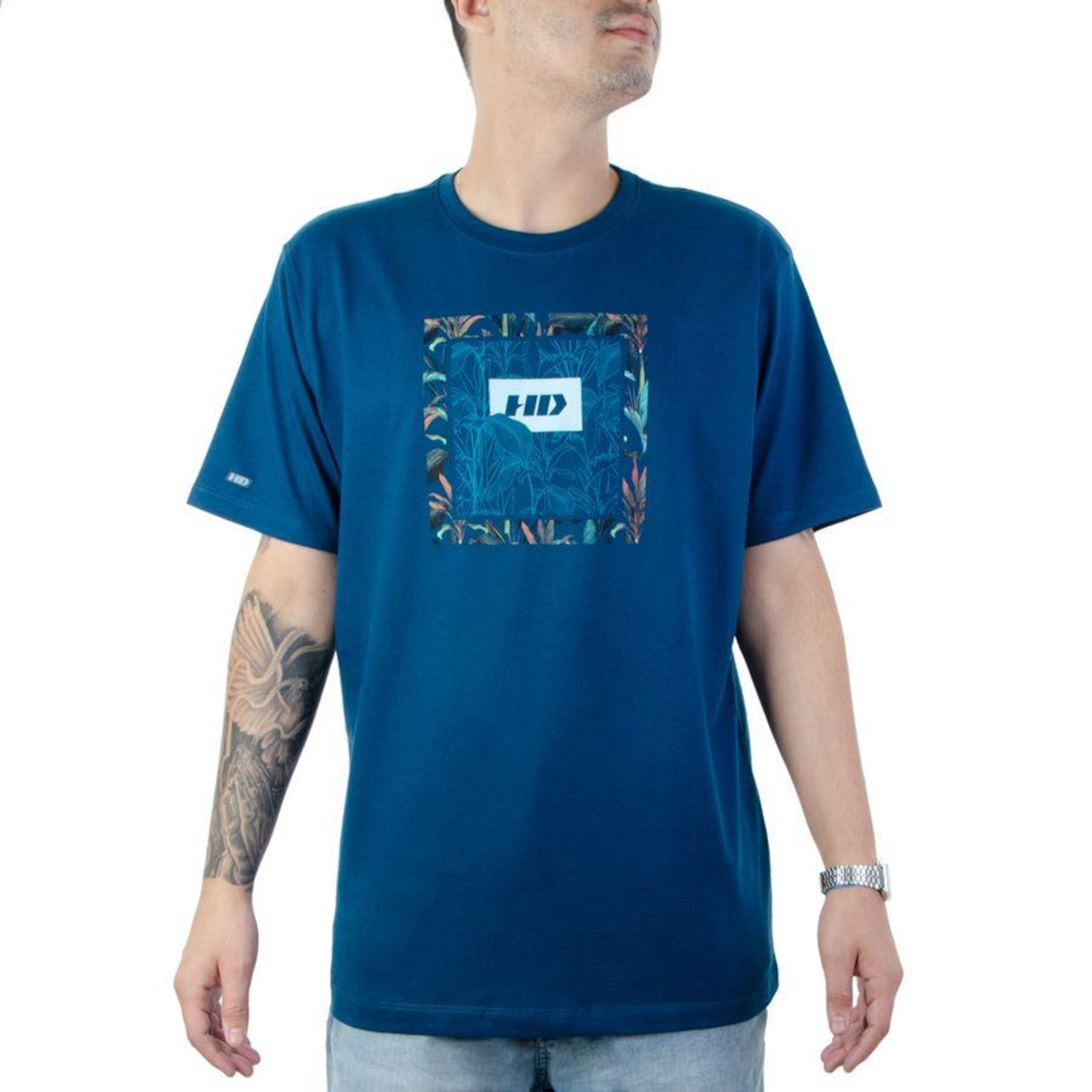 Camiseta Hd Lowfi Block - Masculina - Foto 1