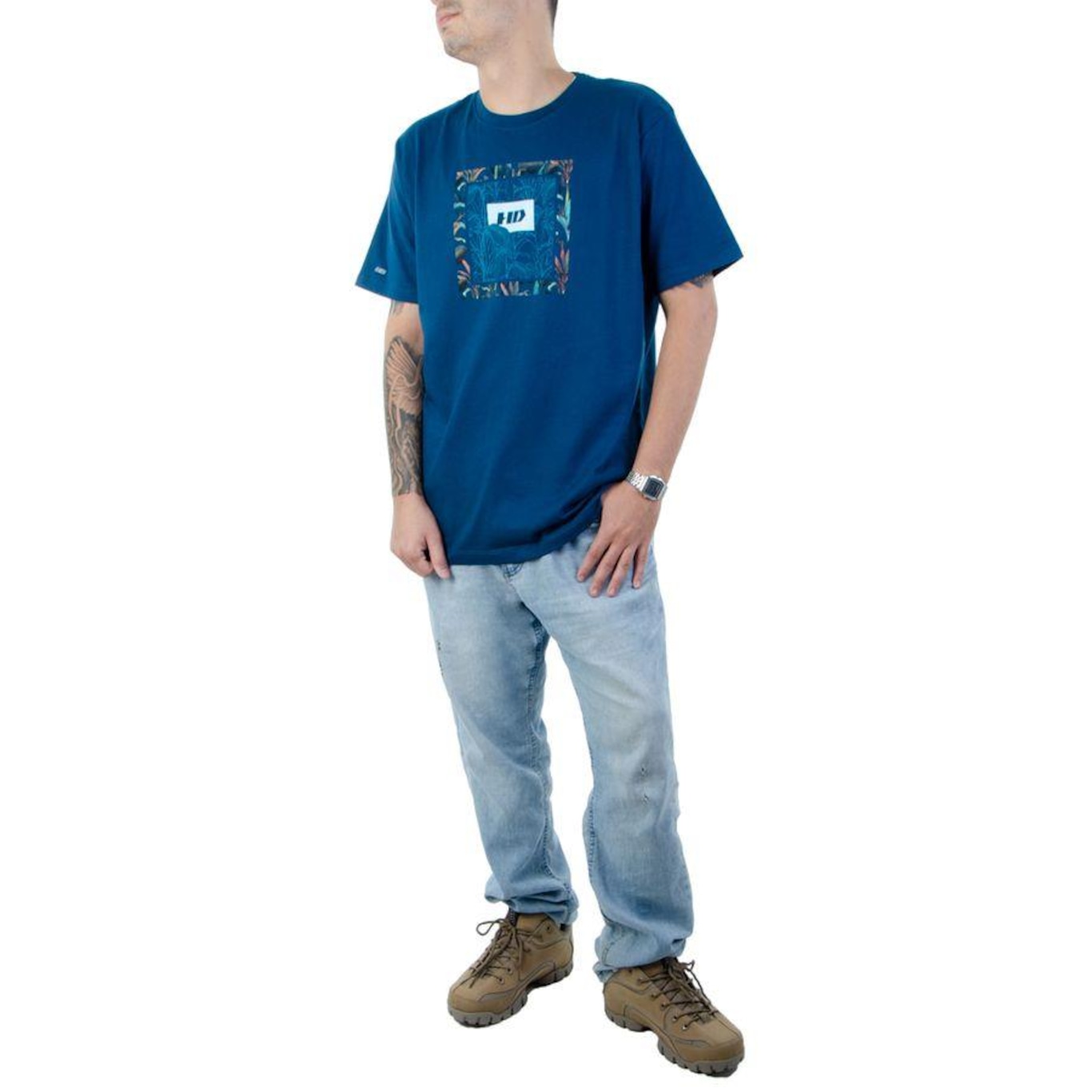 Camiseta Hd Lowfi Block - Masculina - Foto 4