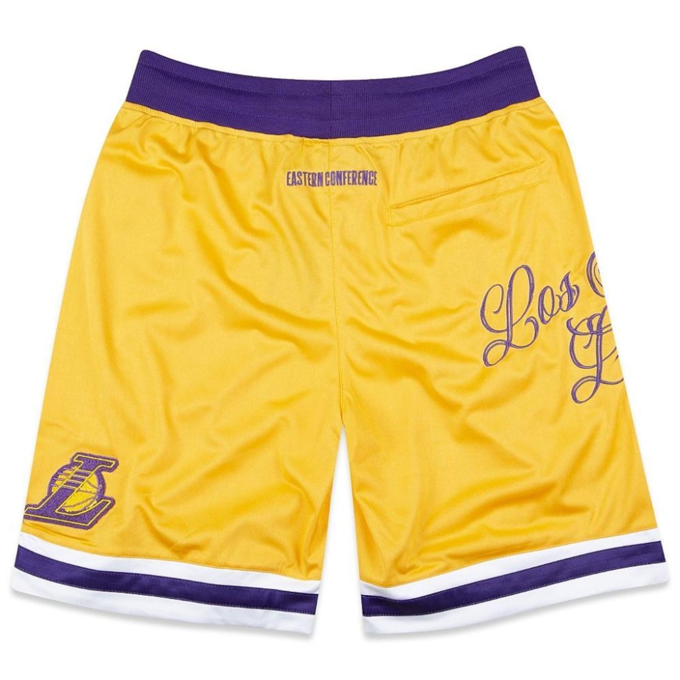 Bermuda New Era Los Angeles Lakers Core Amarela - Foto 2