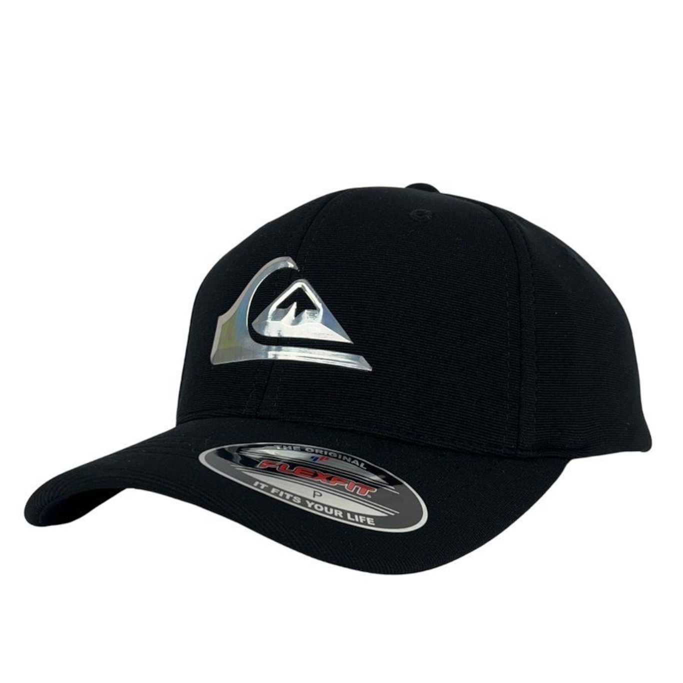 Boné Quiksilver Hologram 3D Logo - Fechado - Adulto - Foto 1