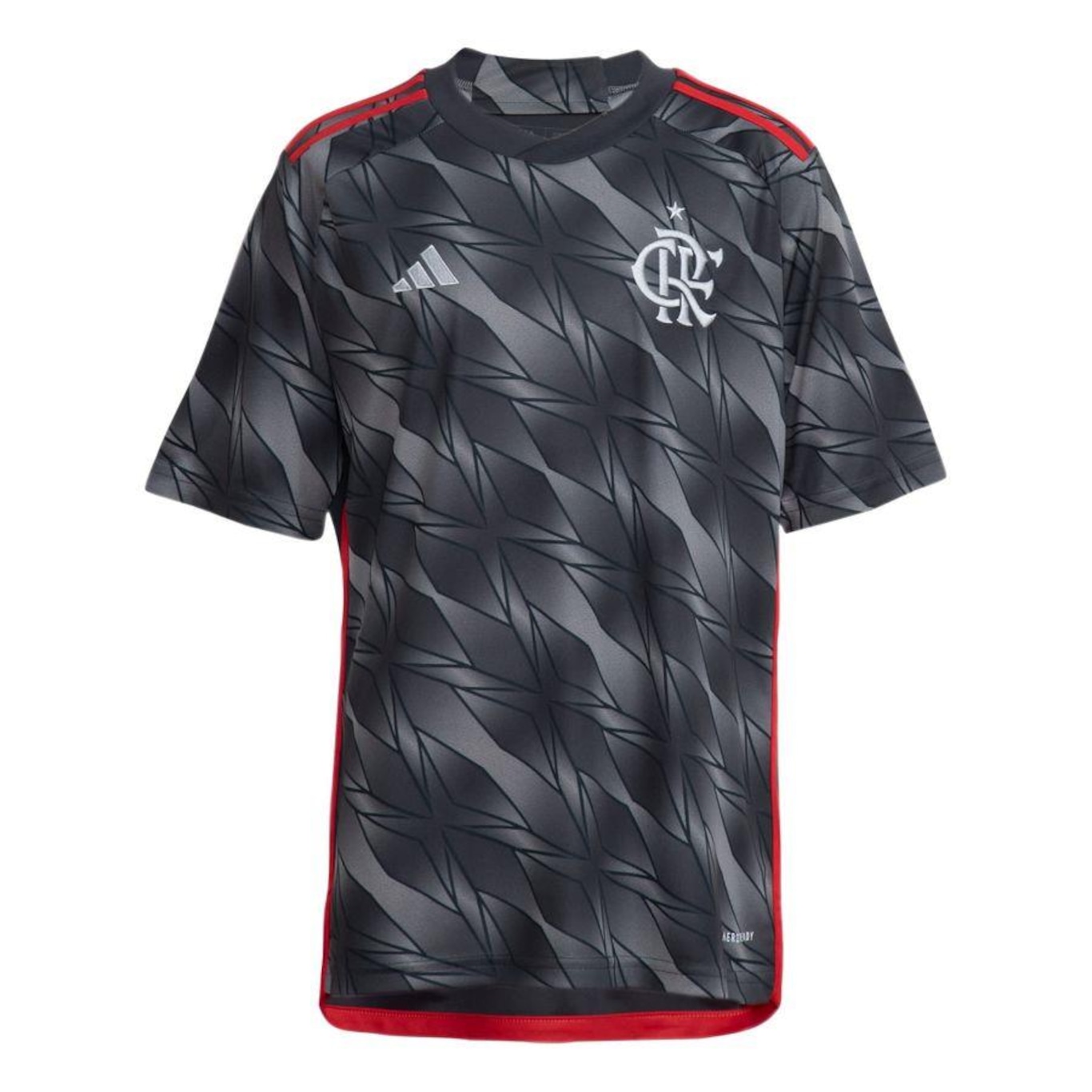 Camisa do Flamengo III 24 adidas - Infantil - Foto 1