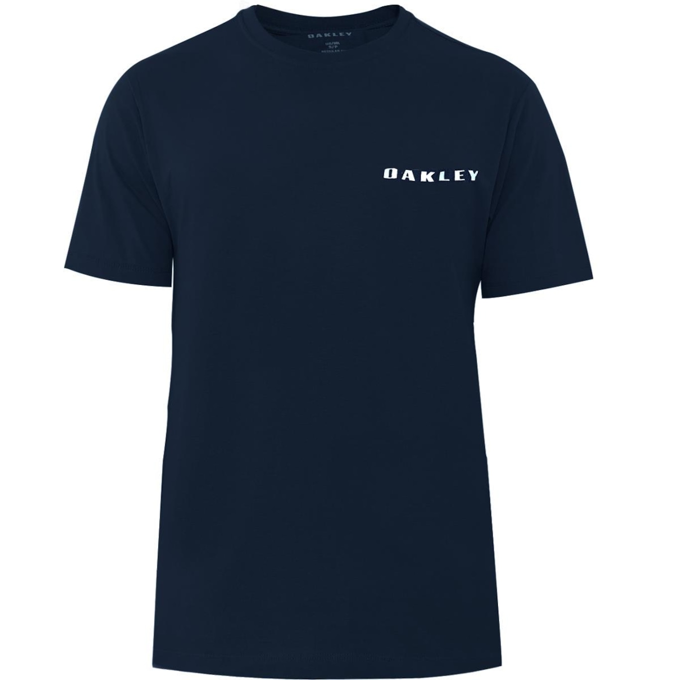 Camiseta Oakley Bark Tee Fathom - Masculina - Foto 1