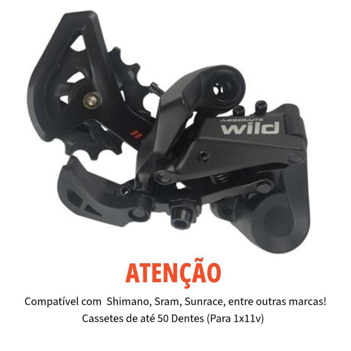 Câmbio Traseiro Absolute Bike Wild 2 11V Longo 50T Mtb Pro - Foto 2