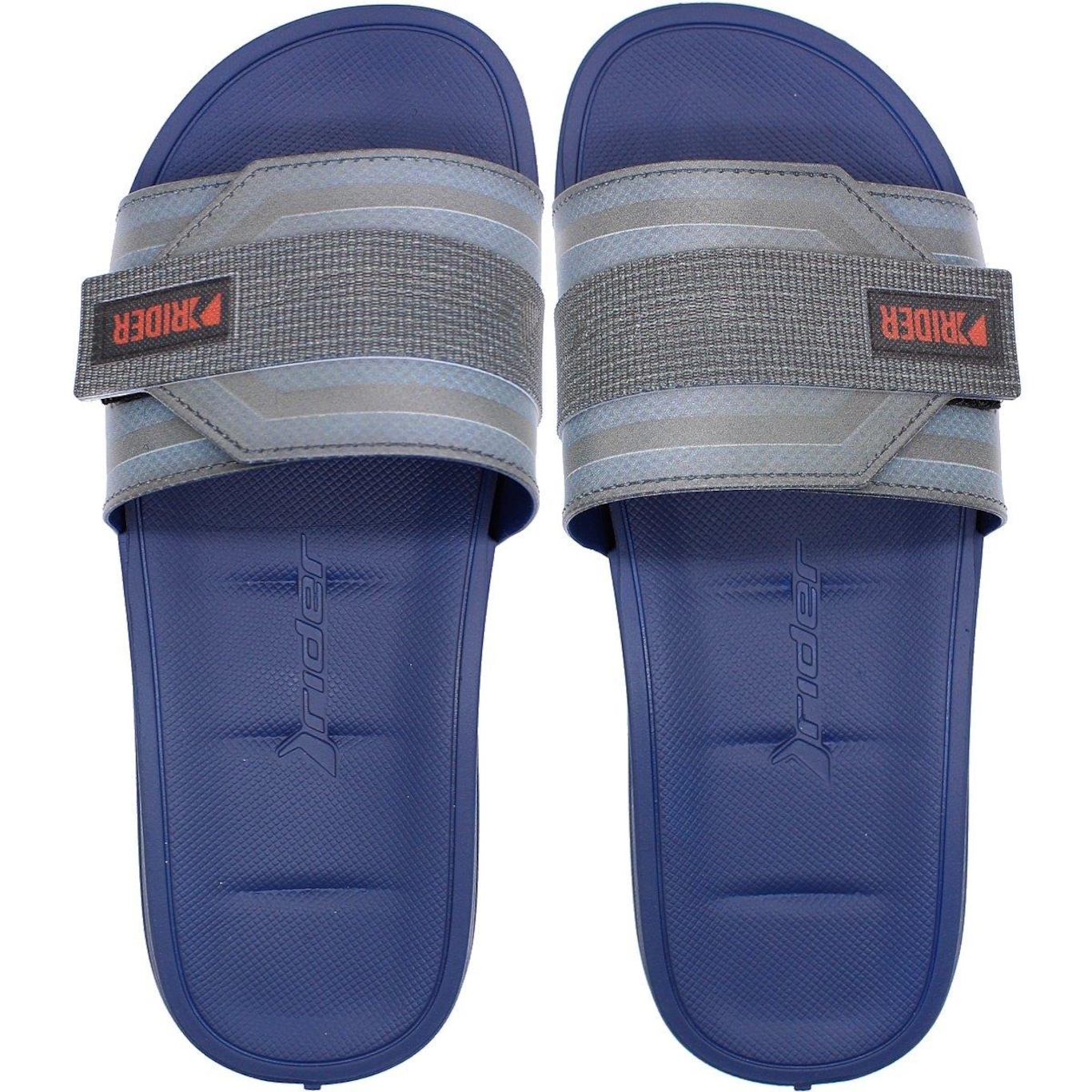 Chinelo Slide Rider Walk Holográfico - Masculino - Foto 1