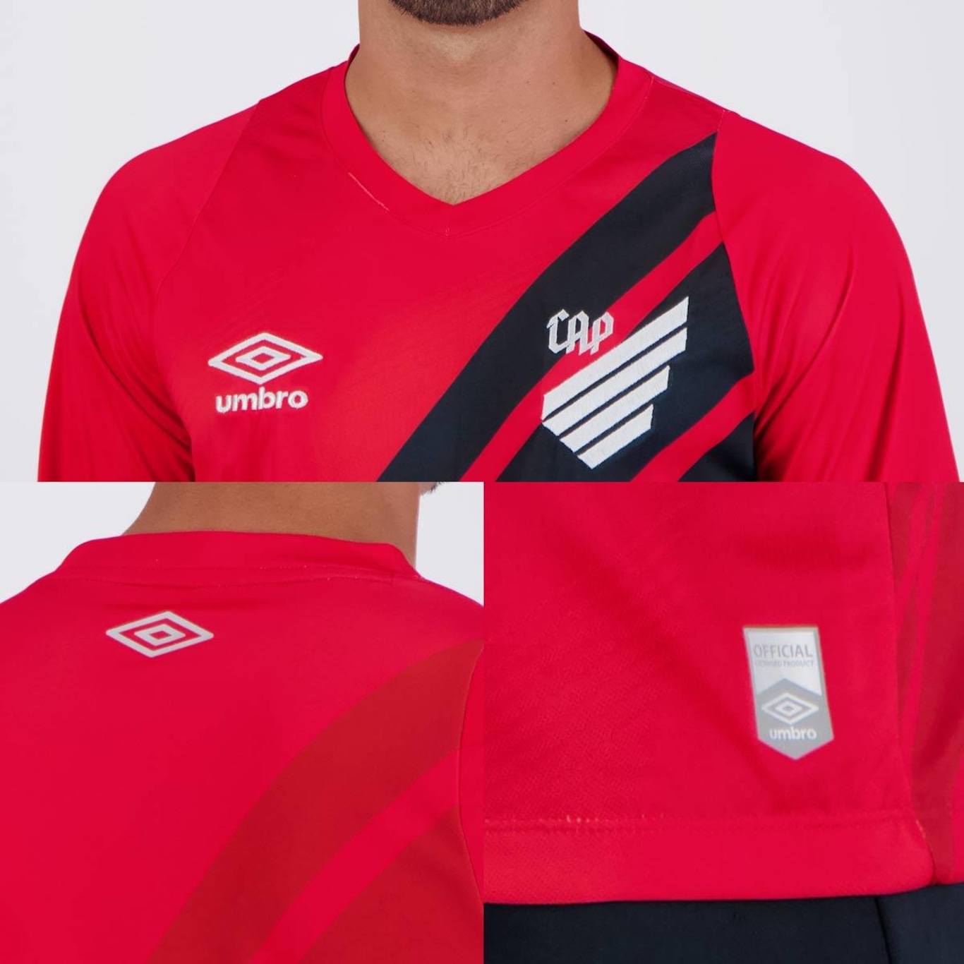 Camisa Manga Longa do Athletico Paranaense I 2024 Torcedor Umbro Masculina - Foto 5