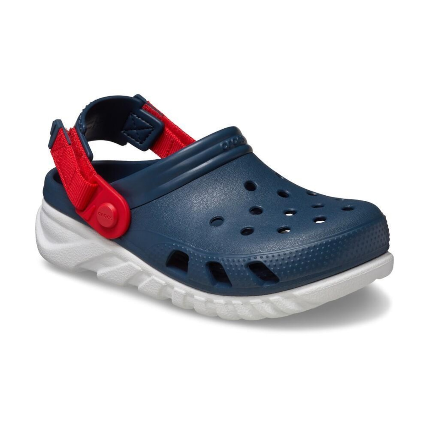 Sandália Crocs Duet Maxx II Clog K Nightfall - Infantil - Foto 2