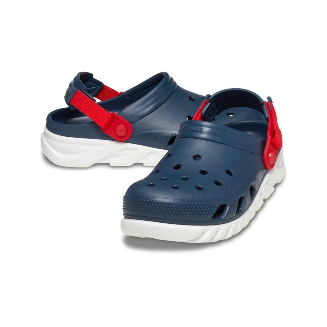 Sandália Crocs Duet Max II Clog Nightfall - Unissex - Foto 4