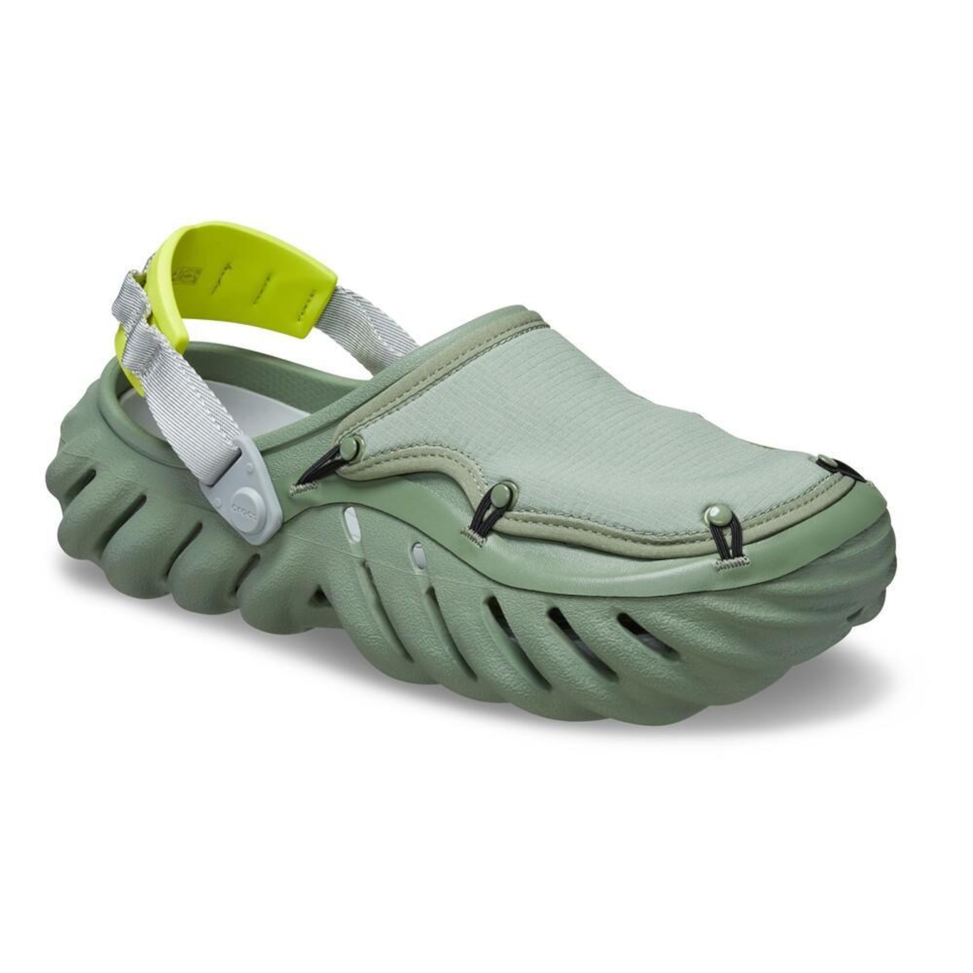 Sandália Crocs Echo Ripstop Clog Moss Multi - Masculino - Foto 2