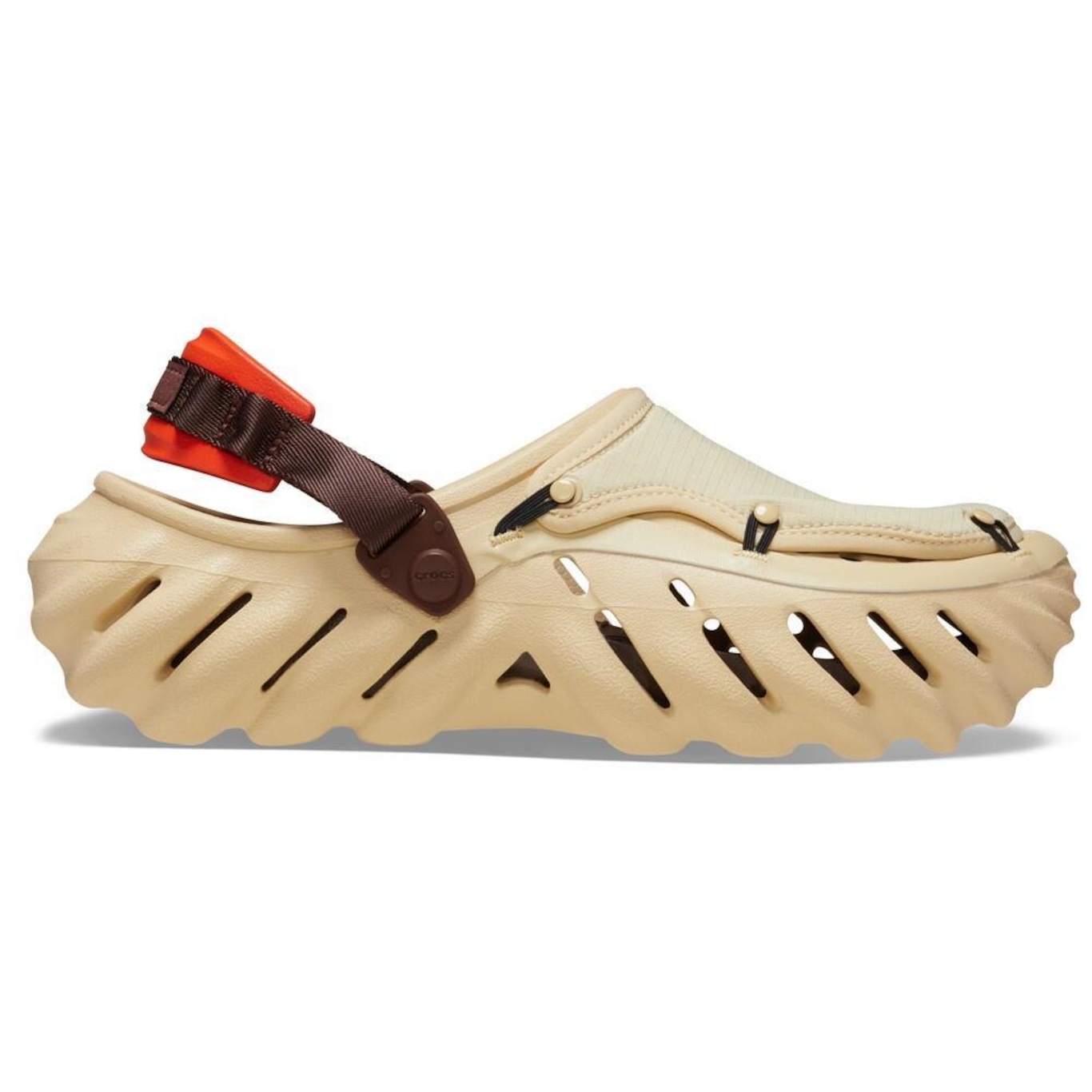 Sandália Crocs Echo Ripstop Clog Sesame Multi - Masculino - Foto 1