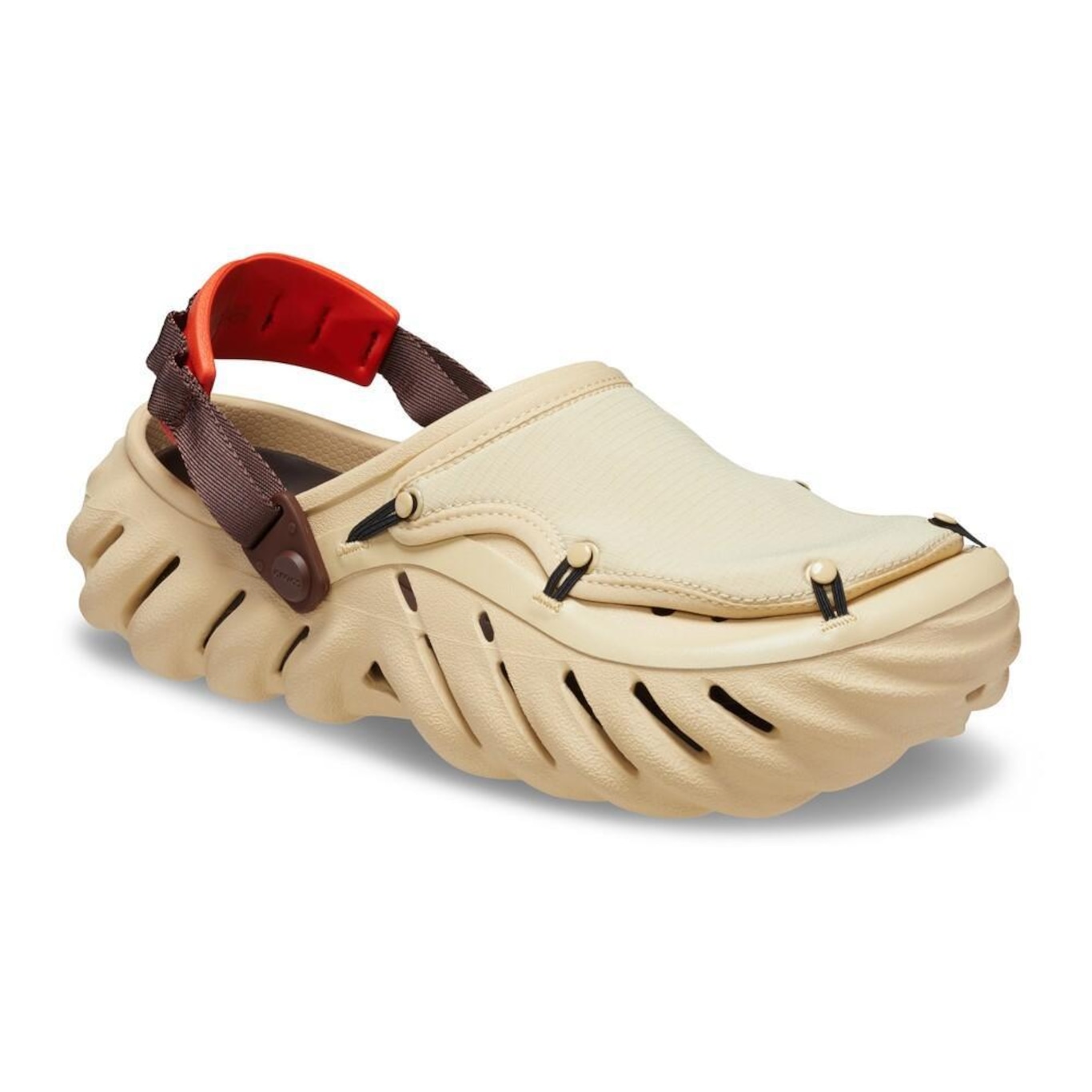 Sandália Crocs Echo Ripstop Clog Sesame Multi - Masculino - Foto 2