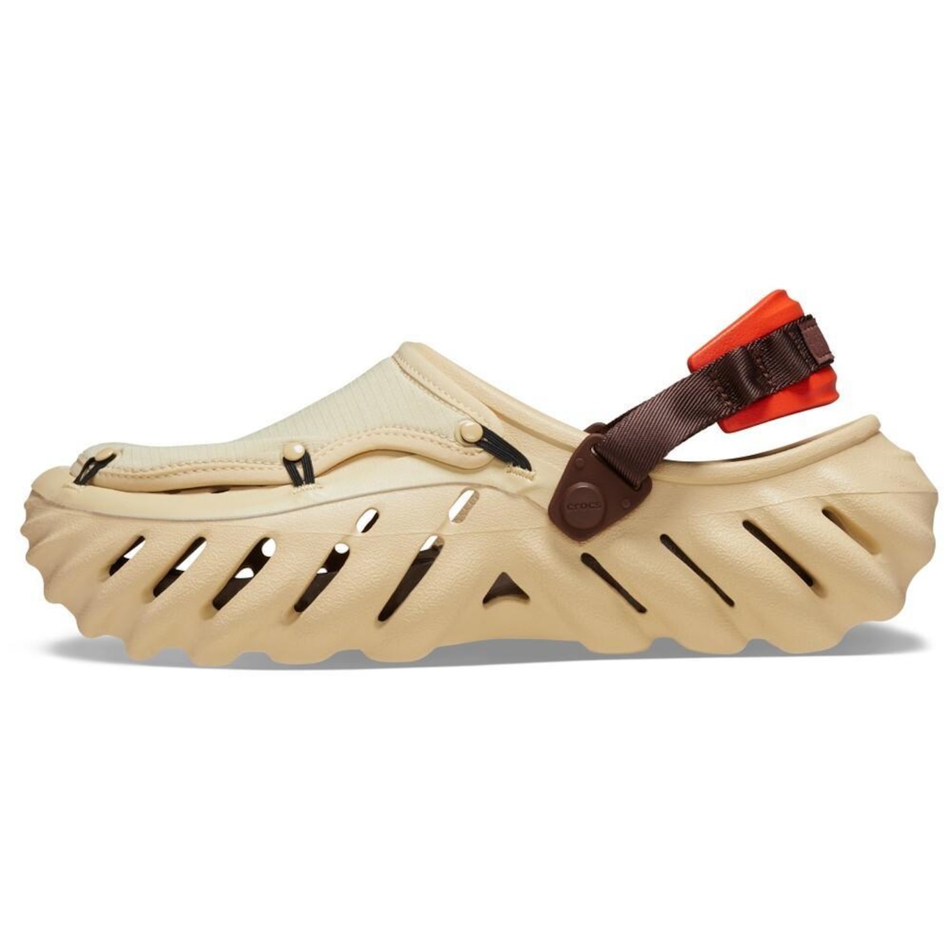 Sandália Crocs Echo Ripstop Clog Sesame Multi - Masculino - Foto 3