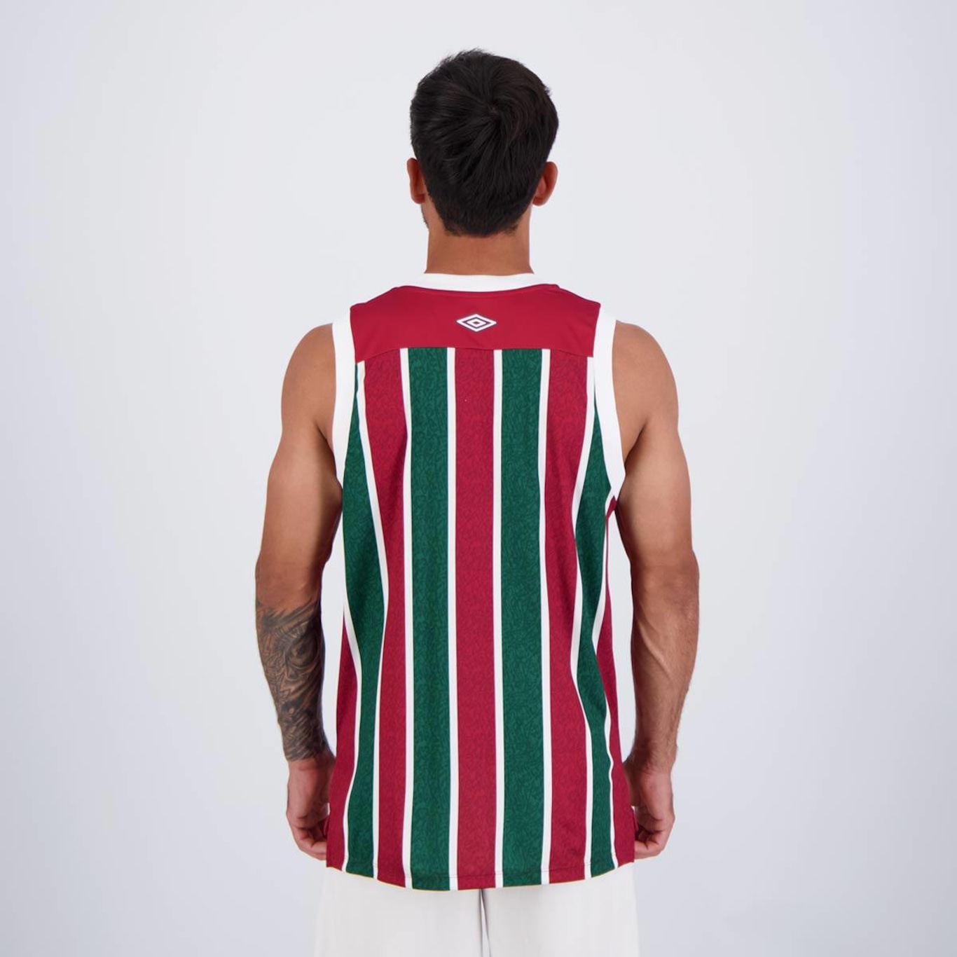 Regata Umbro Fluminense Basquete I 2024 Grená - Masculino - Foto 4