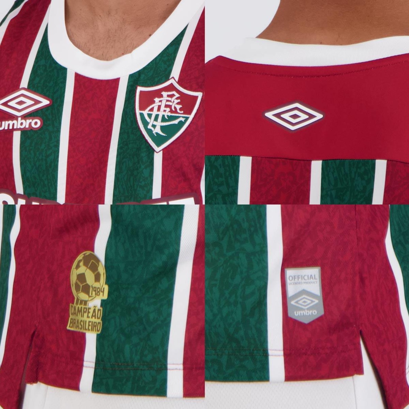 Regata Umbro Fluminense Basquete I 2024 Grená - Masculino - Foto 5