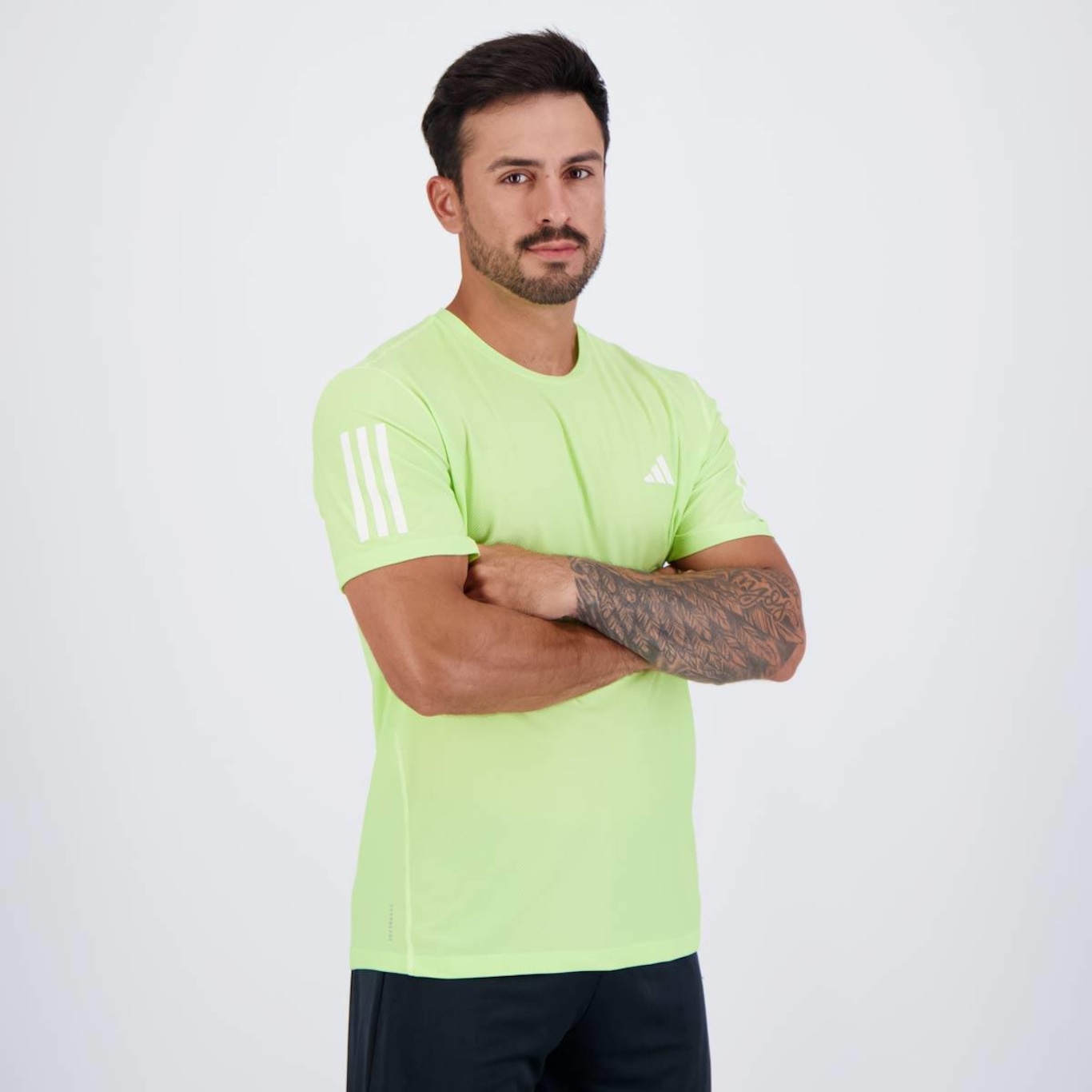 Camiseta adidas Own The Run Base - Masculina - Foto 2