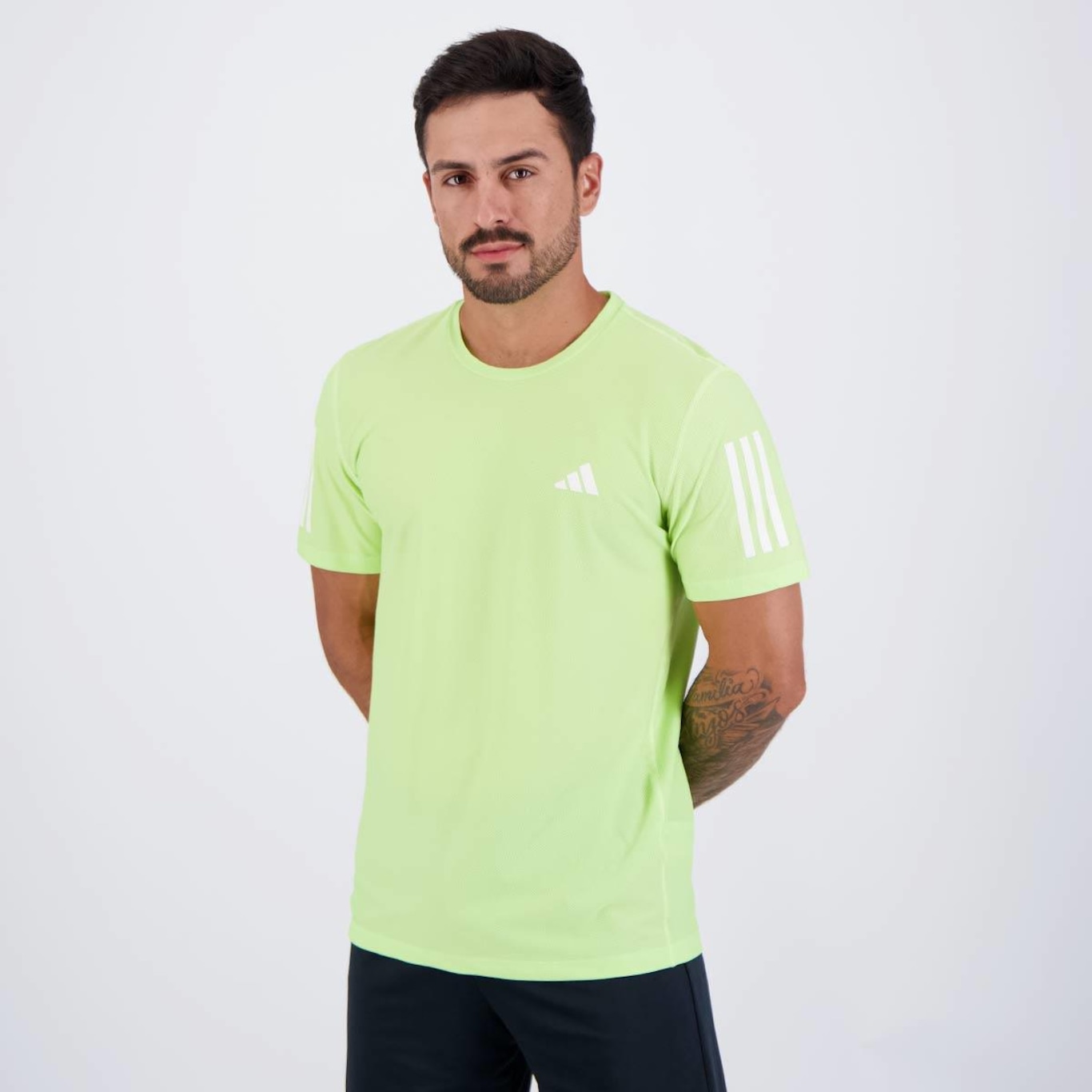 Camiseta adidas Own The Run Base - Masculina - Foto 3