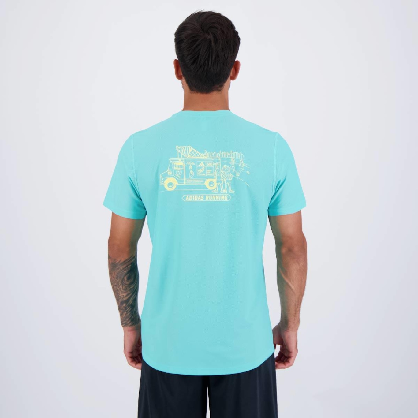 Camiseta adidas Ice Cream Running - Masculina - Foto 4