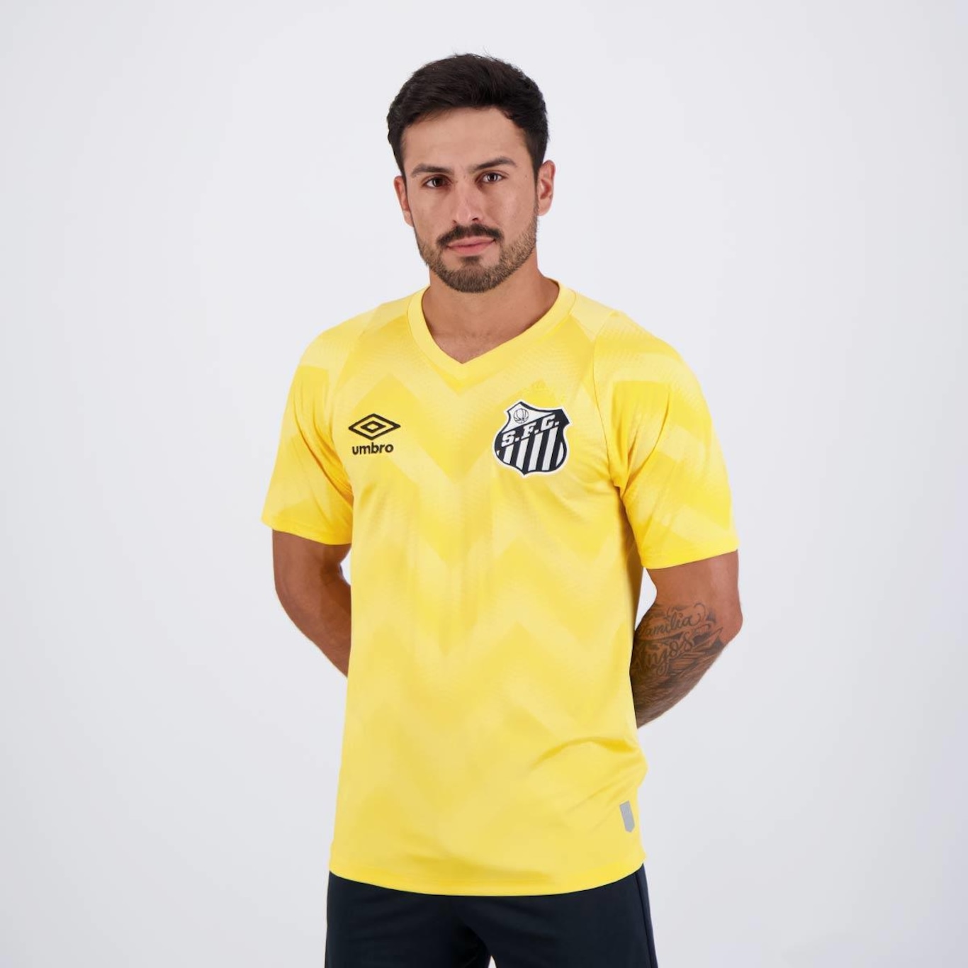 Camisa de Goleiro do Santos 2024 Umbro - Masculina - Foto 3