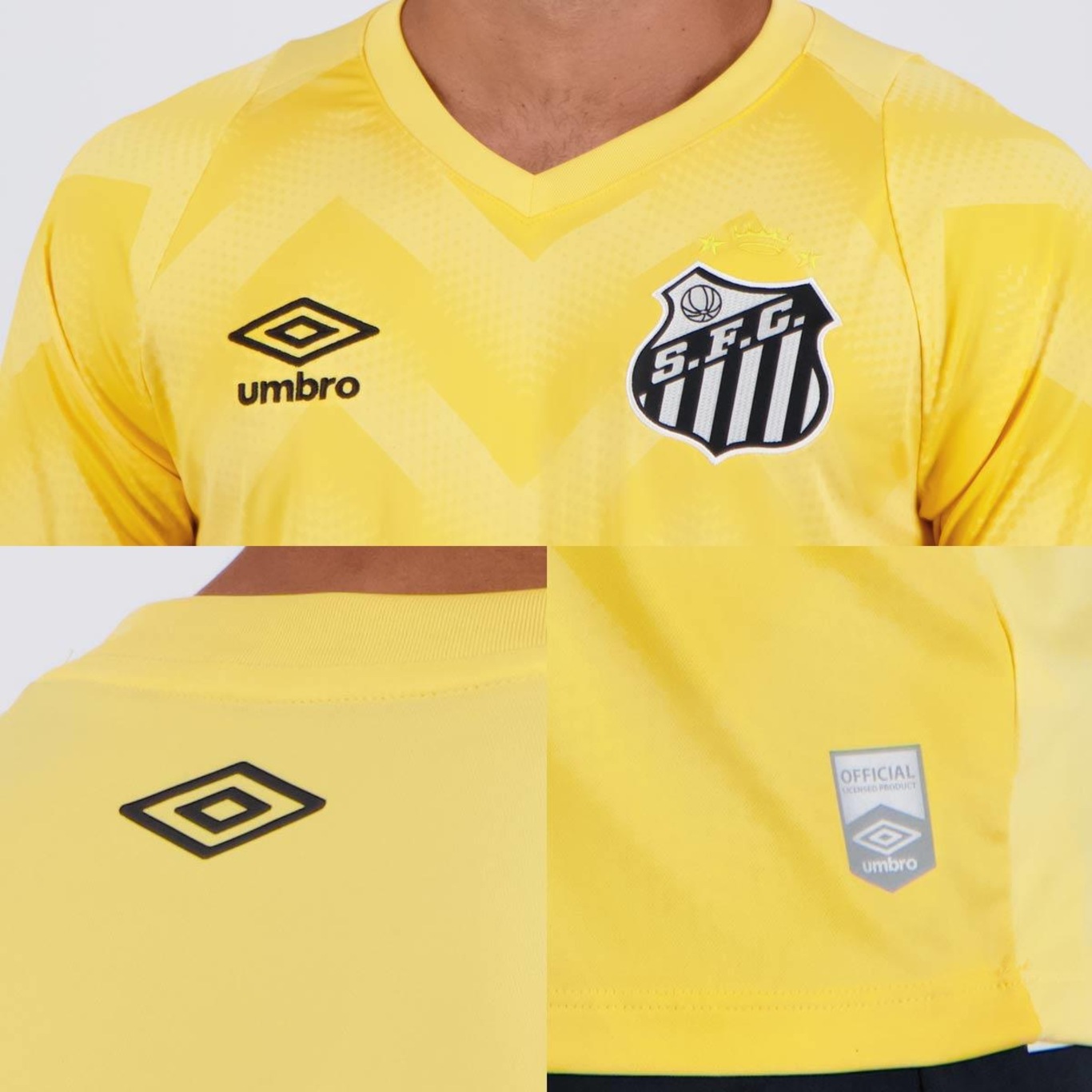 Camisa de Goleiro do Santos 2024 Umbro - Masculina - Foto 5