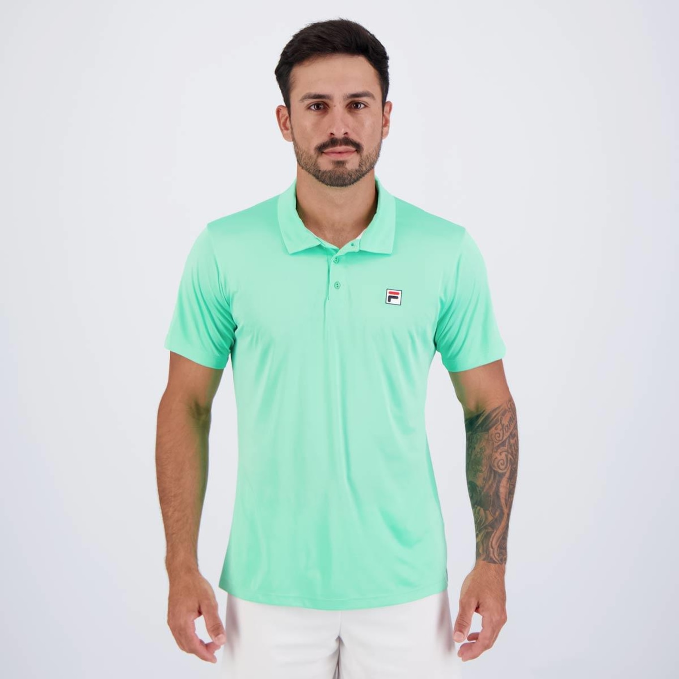 Camisa Polo Fila Player F-Box - Masculino - Foto 1