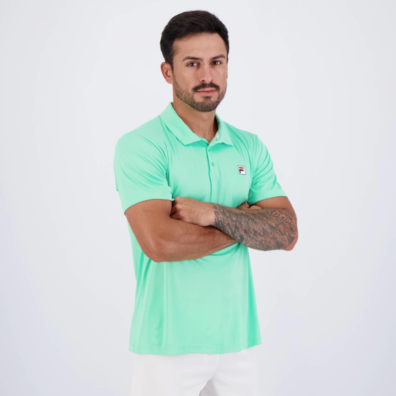 Camisa Polo Fila Player F-Box - Masculino - Foto 2