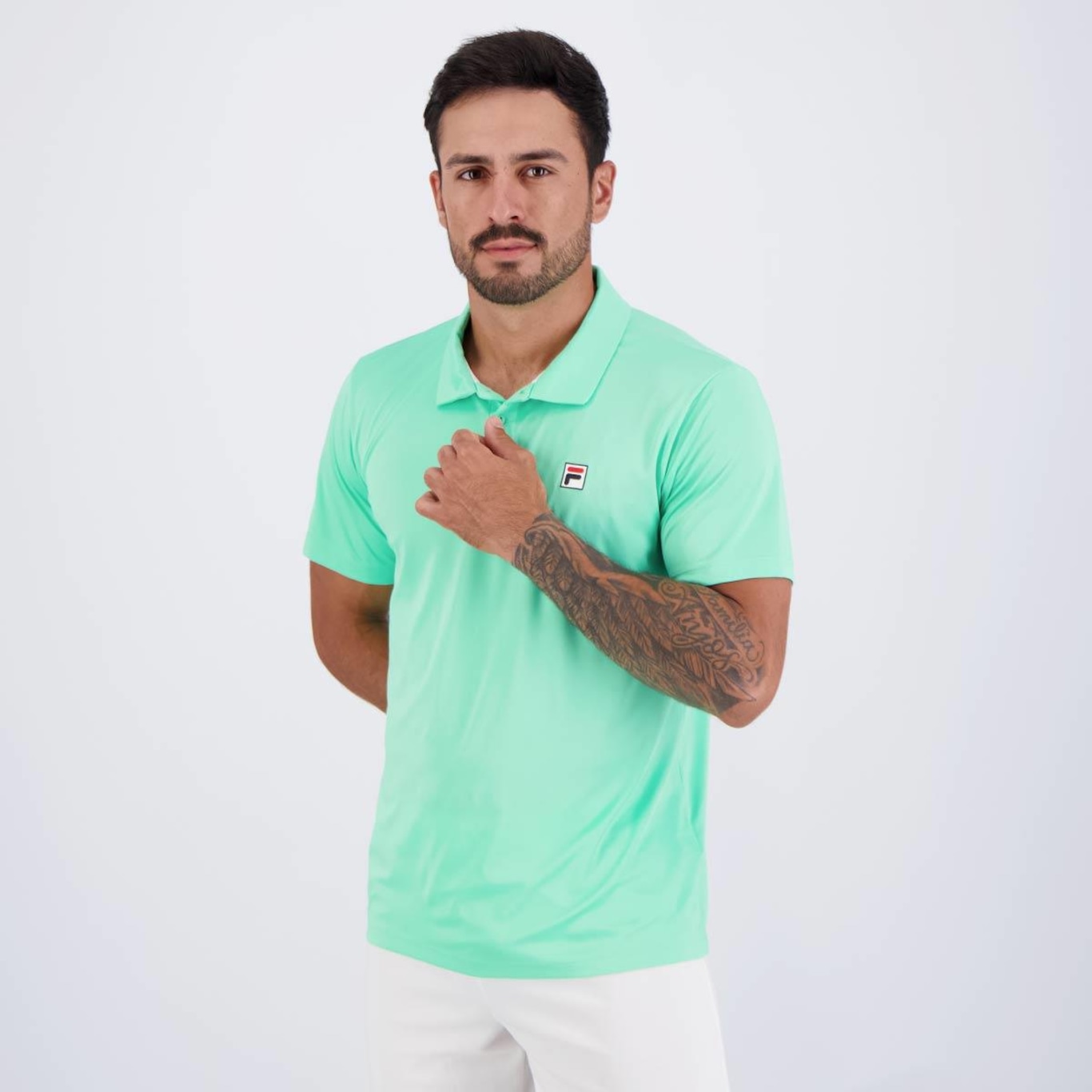 Camisa Polo Fila Player F-Box - Masculino - Foto 3