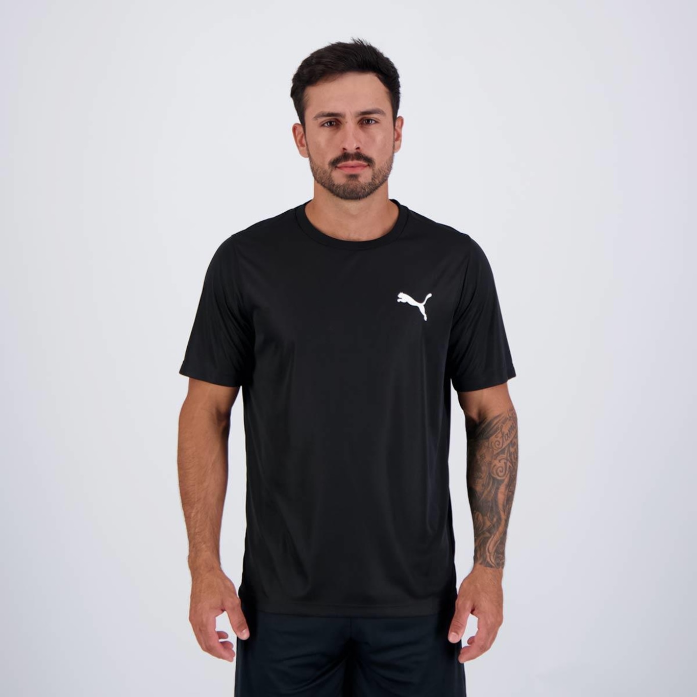 Camiseta Puma Active Small Logo - Masculina - Foto 1