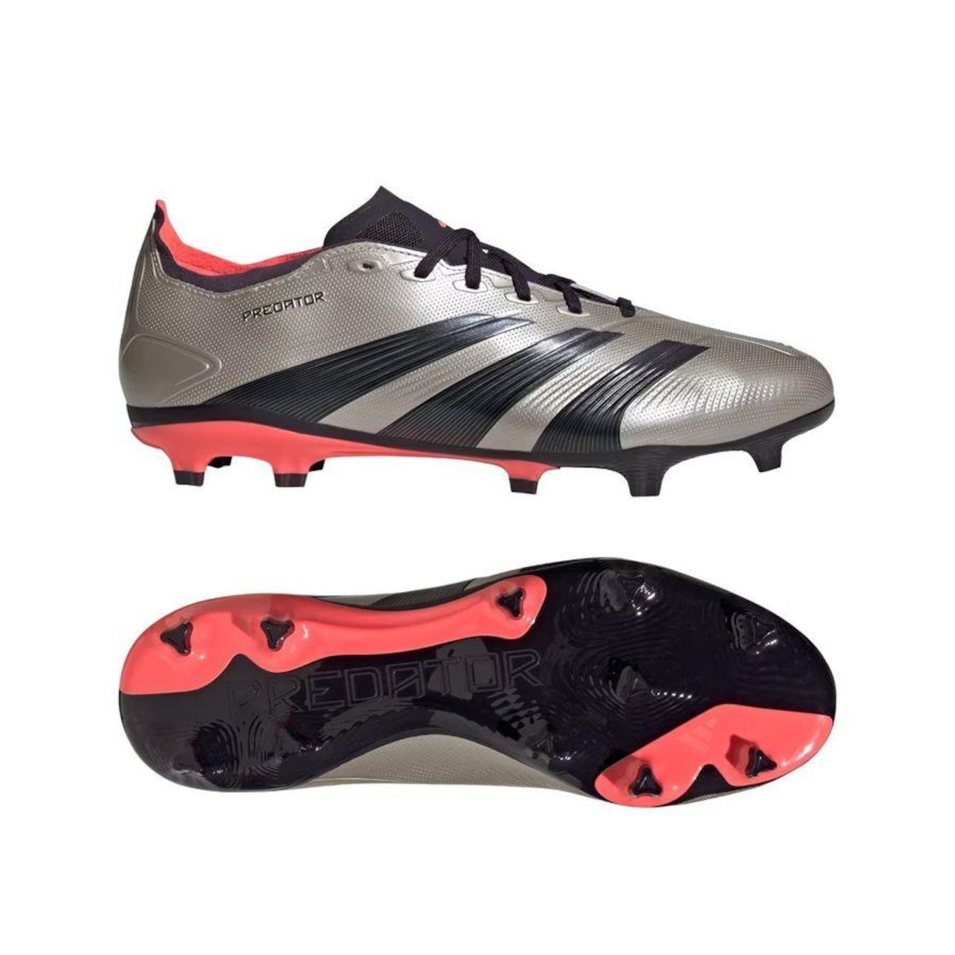 Chuteira de Campo adidas Predator 24 League Low - Adulto - Foto 5