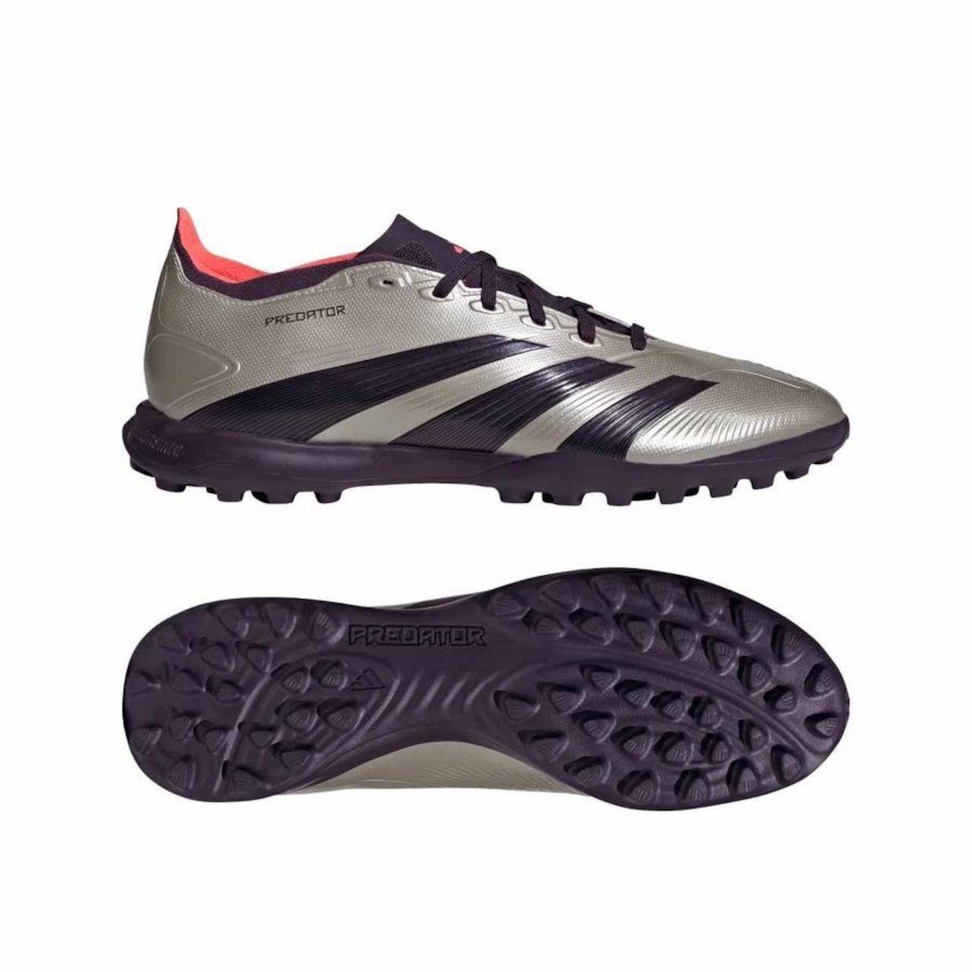 Chuteira Society adidas Predator 24 League Low - Adulto - Foto 5