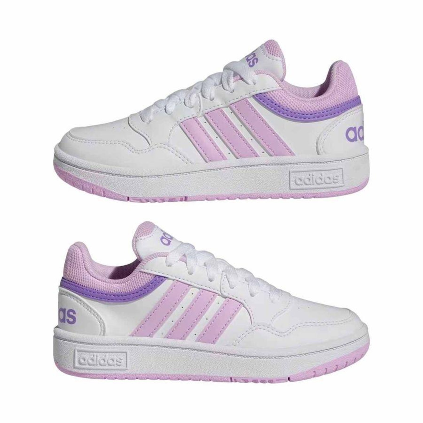 Tênis adidas Hoops 3.0 - Infantil - Foto 6