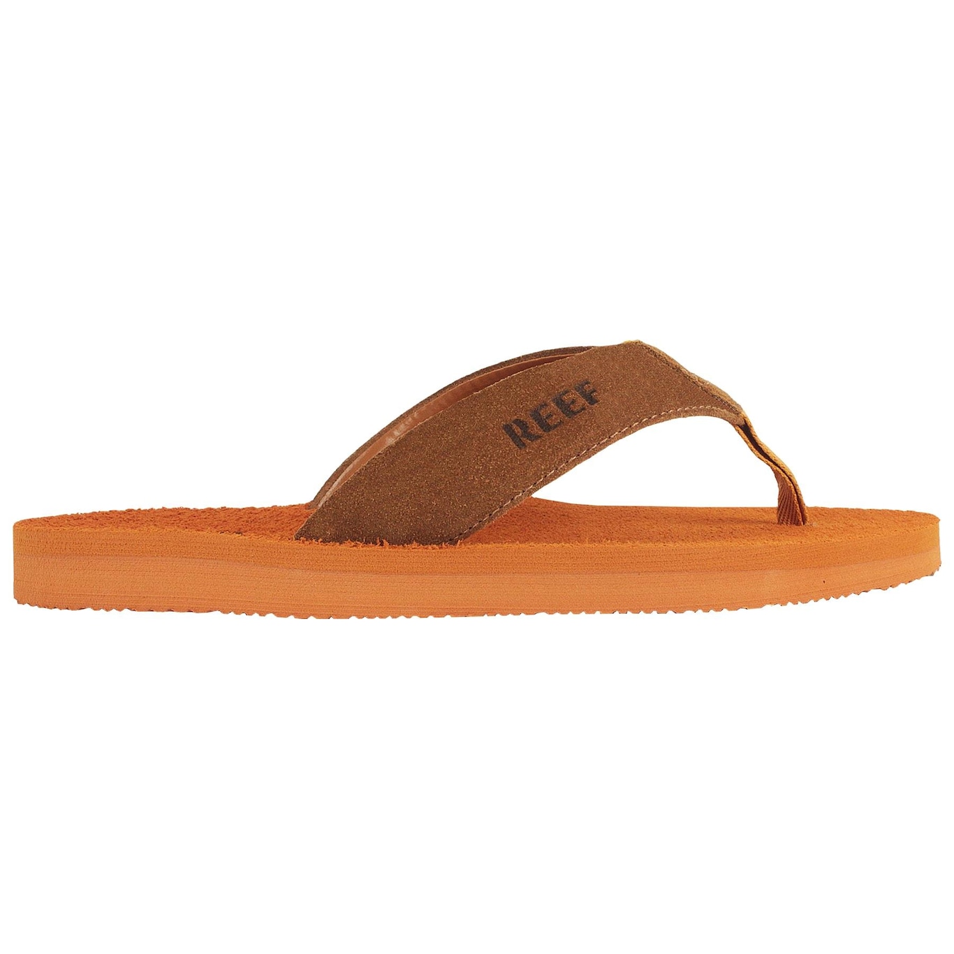 Chinelo Reef Smoothy Suede Caramel - Masculino - Foto 2