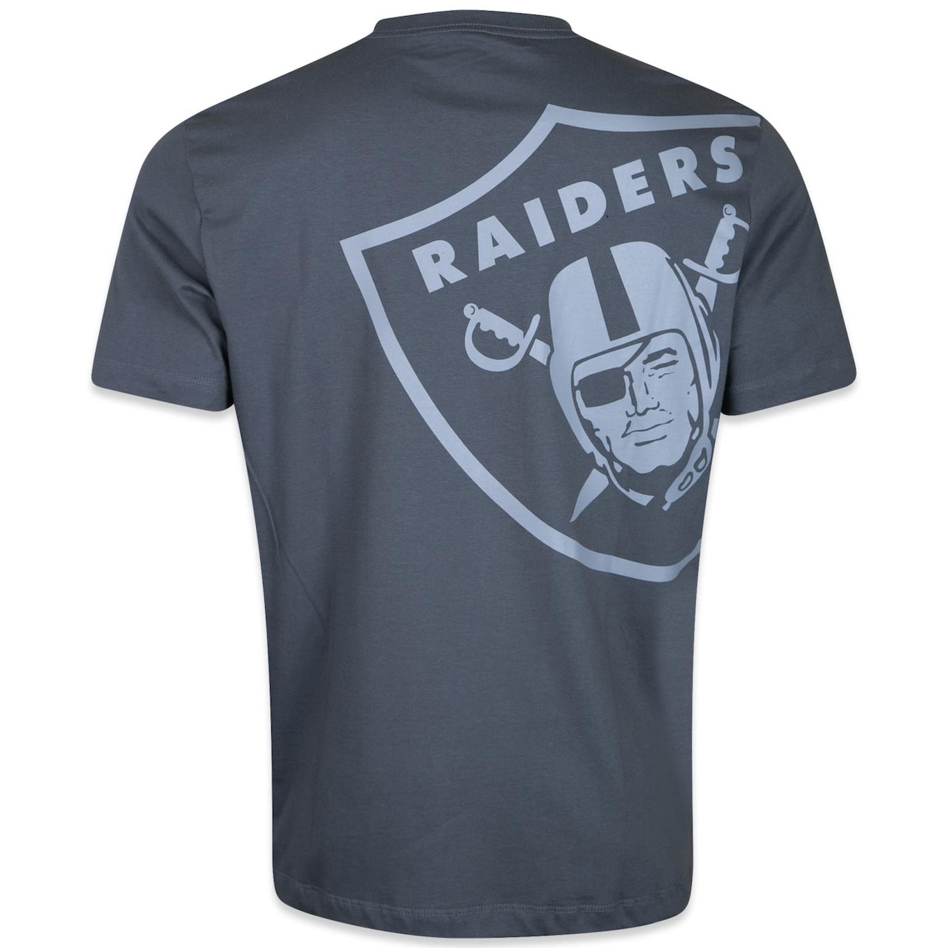 Camiseta New Era Regular NFL Las Vegas Raiders Core Essentials Style Masculina - Foto 2