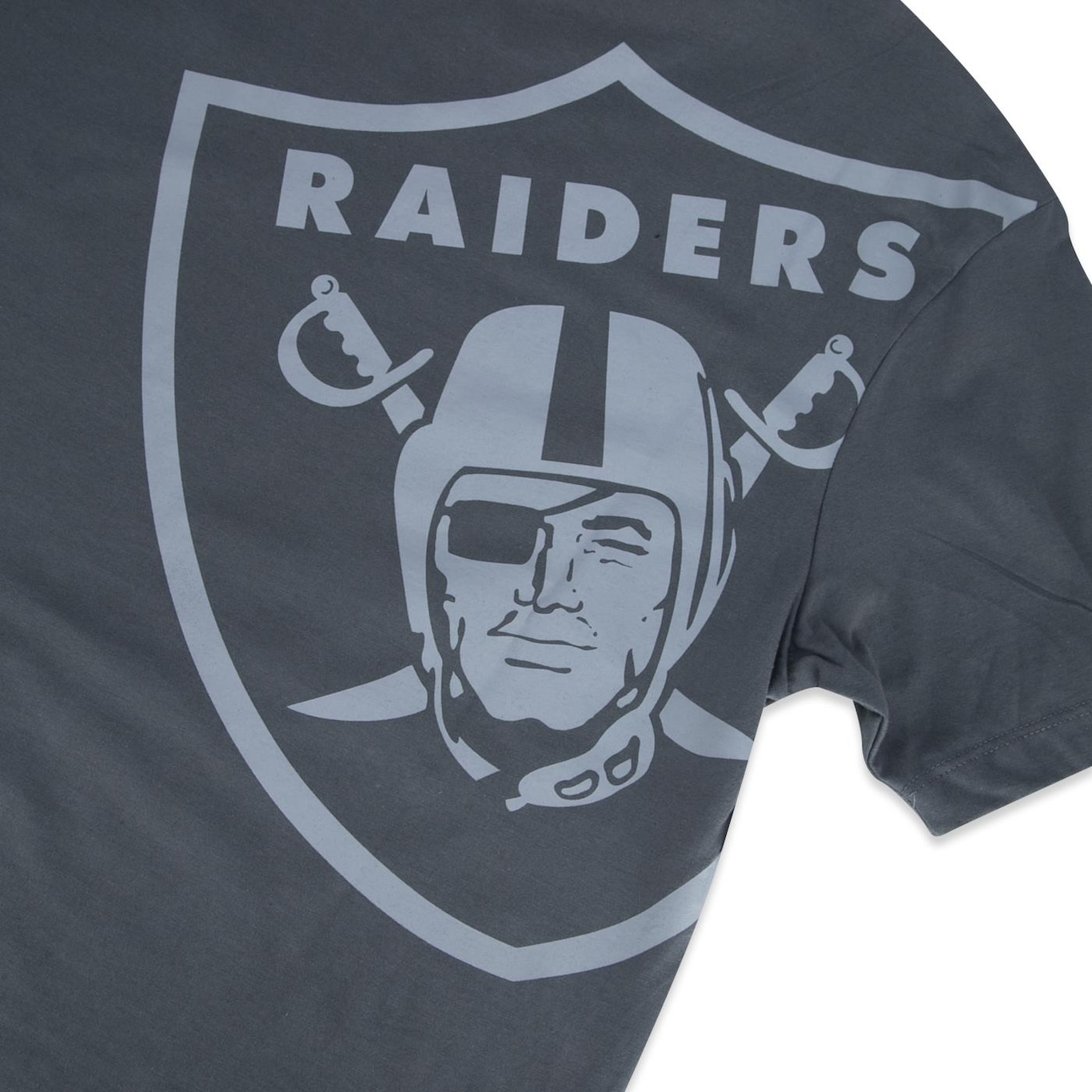 Camiseta New Era Regular NFL Las Vegas Raiders Core Essentials Style Masculina - Foto 4