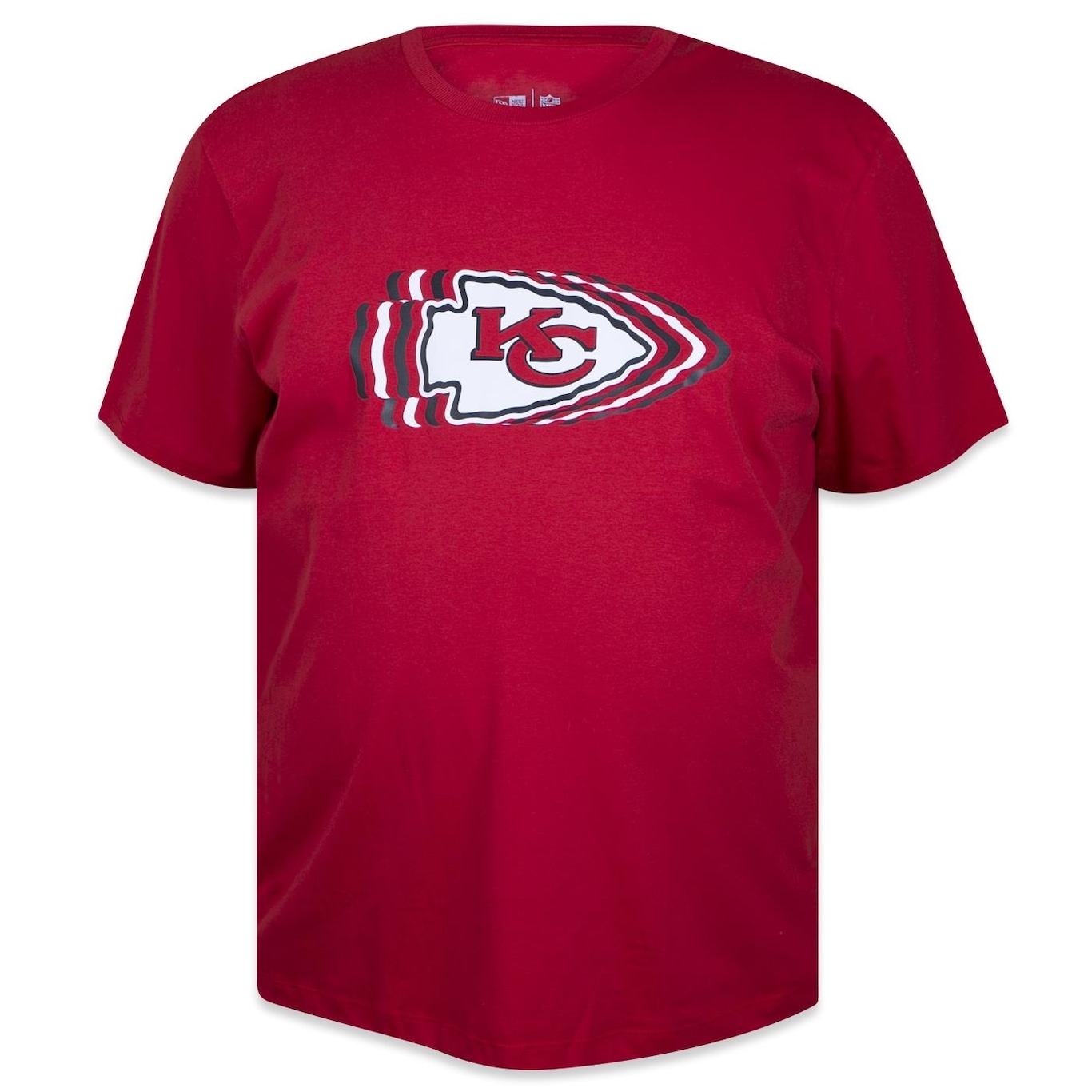 Camiseta New Era Plus Size Regular NFL Kansas City Chiefs - Masculina - Foto 1