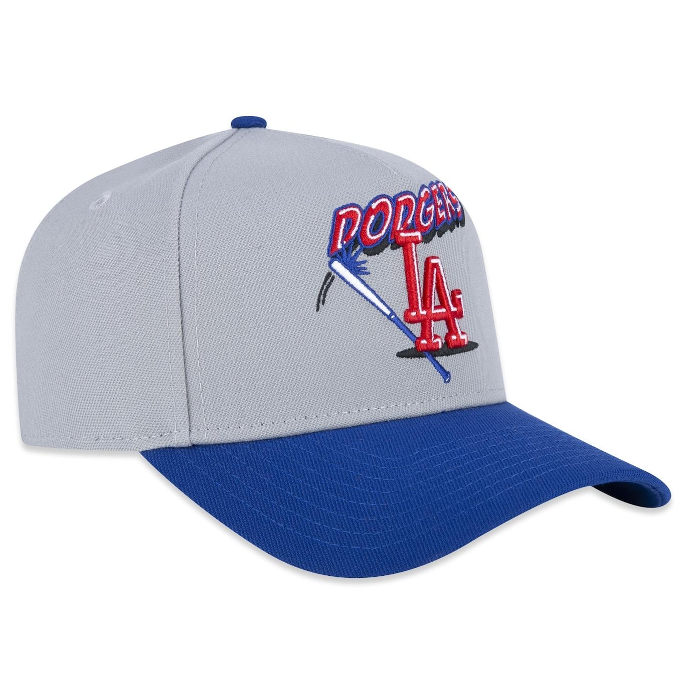 Boné New Era 9Forty A-Frame Mlb Los Angeles Dodgers World Of Logos - Snapback - Adulto - Foto 2