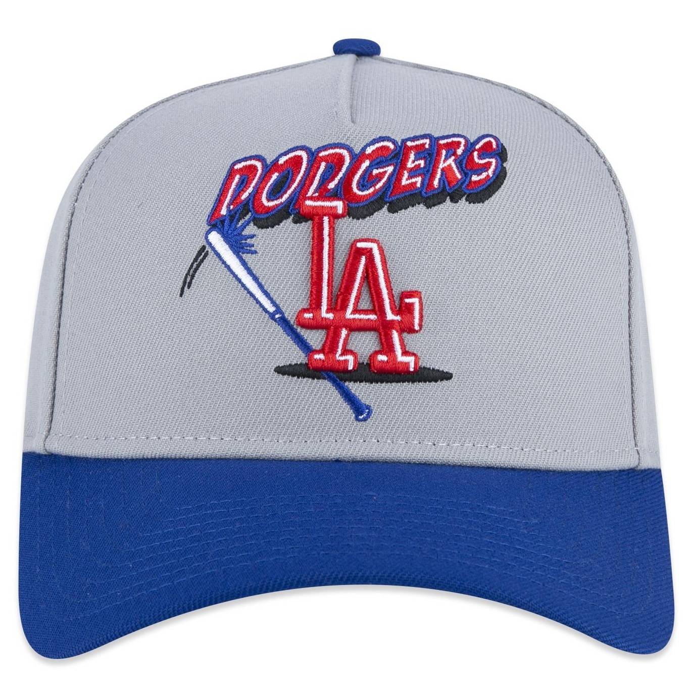 Boné New Era 9Forty A-Frame Mlb Los Angeles Dodgers World Of Logos - Snapback - Adulto - Foto 3