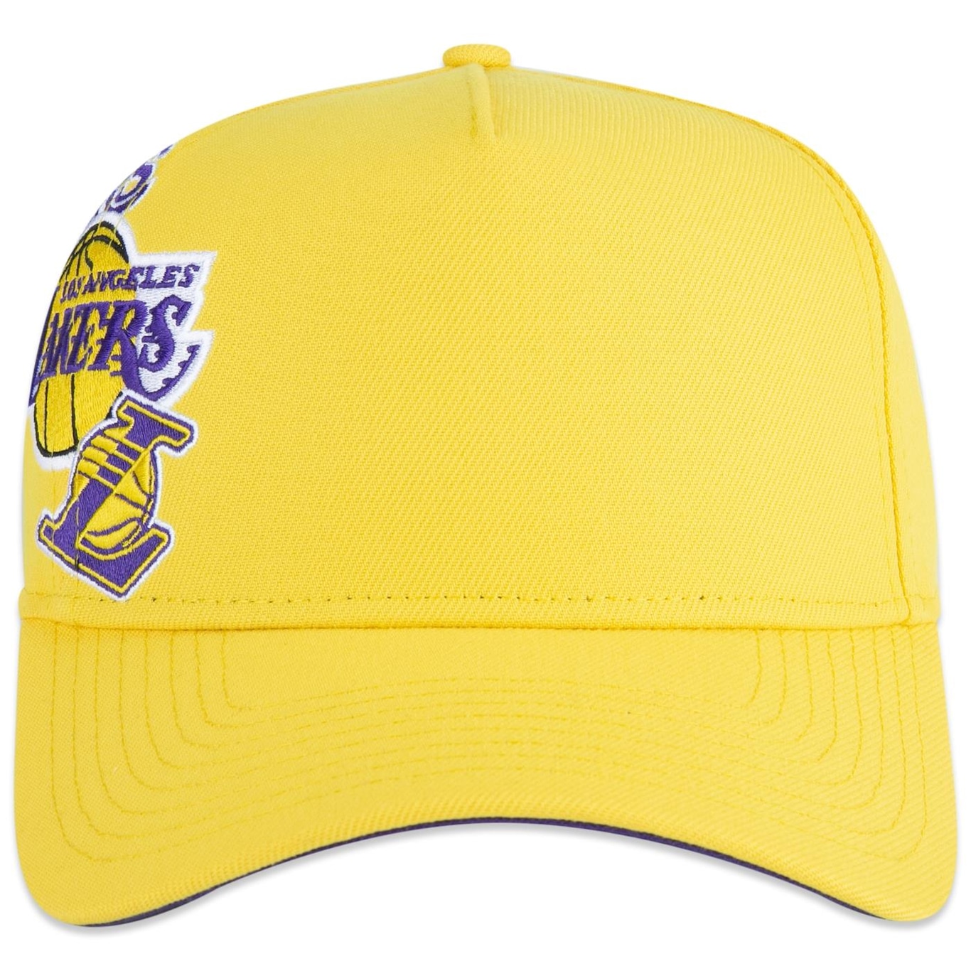 Boné New Era 9FORTY A-Frame NBA Los Angeles Lakers World Of Logos - Snapback - Adulto - Foto 3