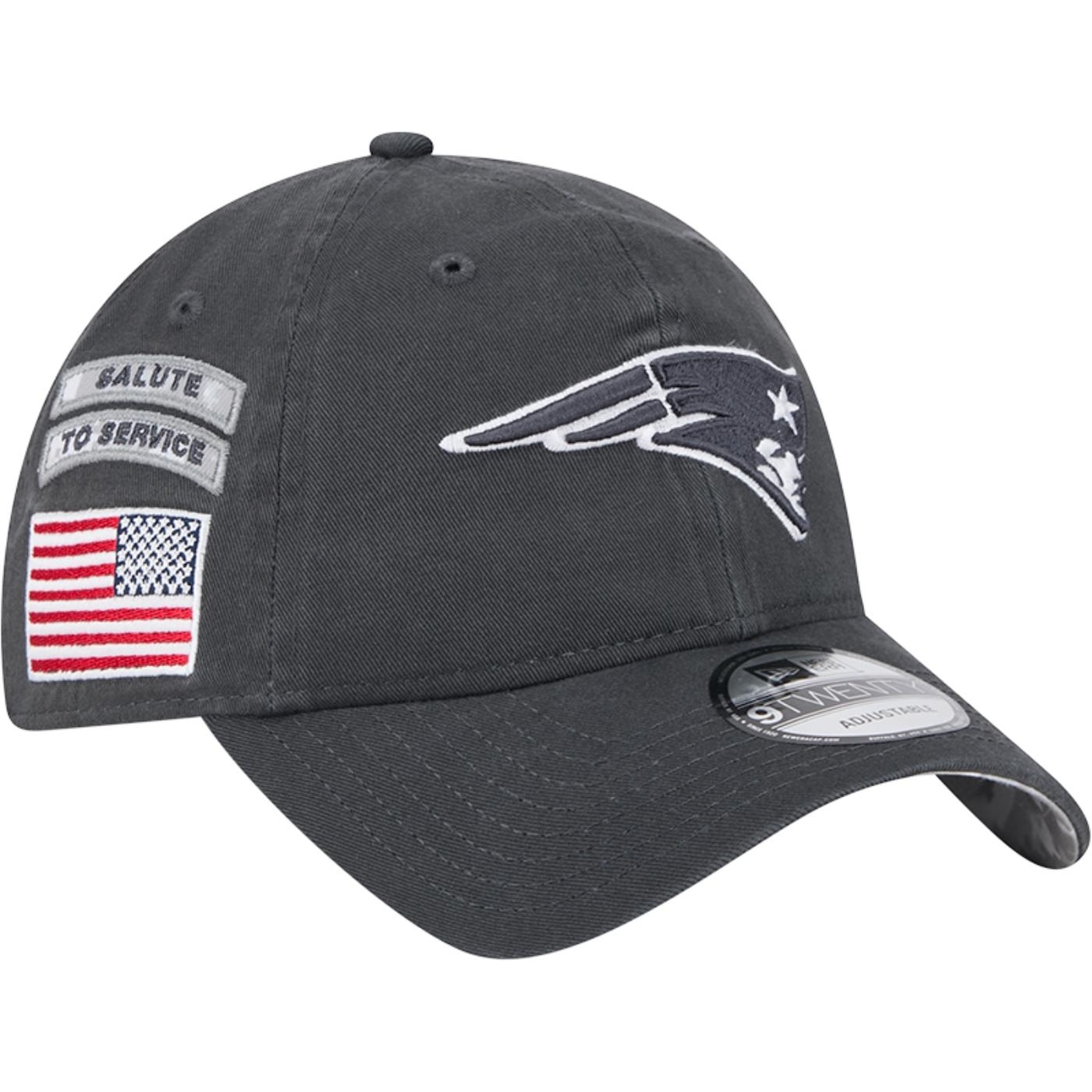 Boné New Era 9Twenty New England Patriots NFL Salute To Service 2024-25 - Strapback - Adulto - Foto 2