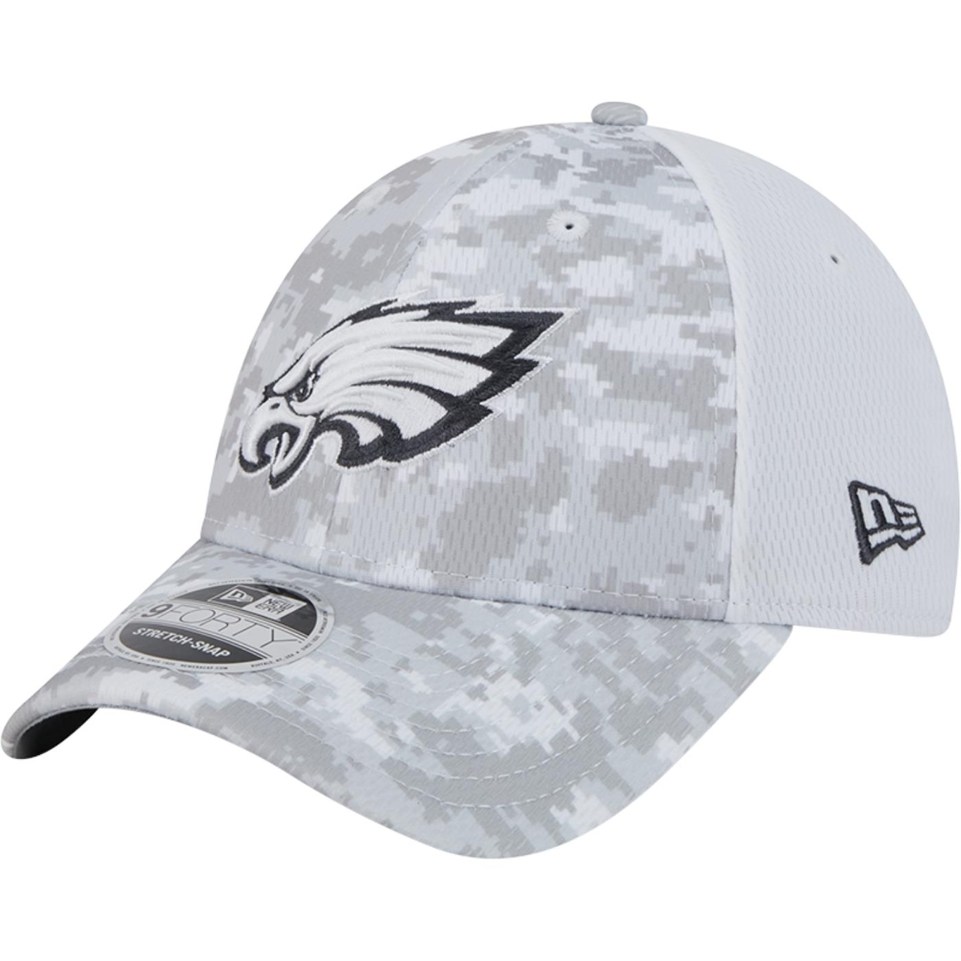 Boné New Era 9Forty Stretch Snap Philadelphia Eagles NFL Salute To Service 2024-25 - Snapback - Adulto - Foto 1