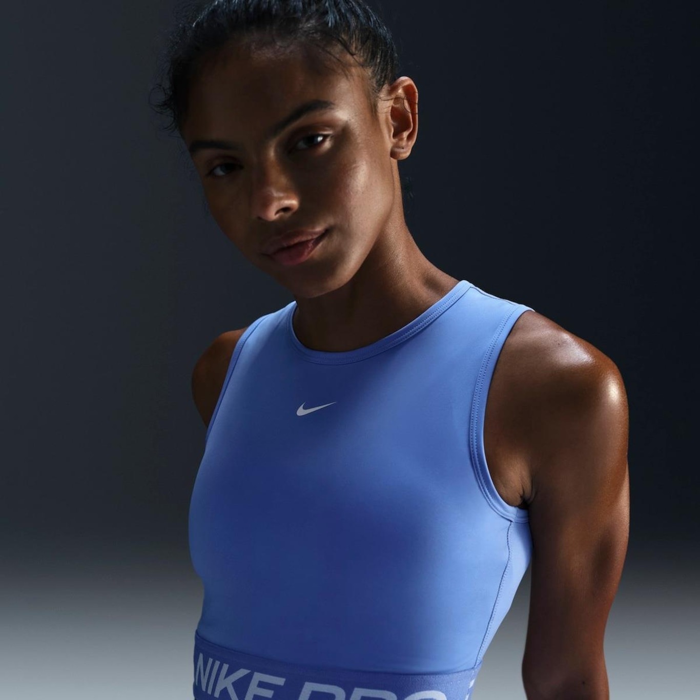 Camiseta Regata Nike Dri-Fit Pro 365 Feminina - Foto 1