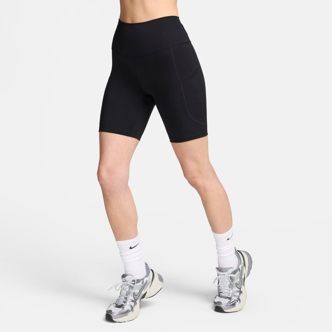 Shorts Nike Dri-Fit One Hr 8In Feminino - Foto 1