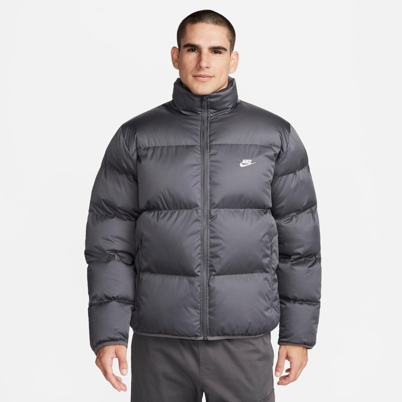 Jaqueta Nike Sportswear Club Puffer Masculina - Foto 1