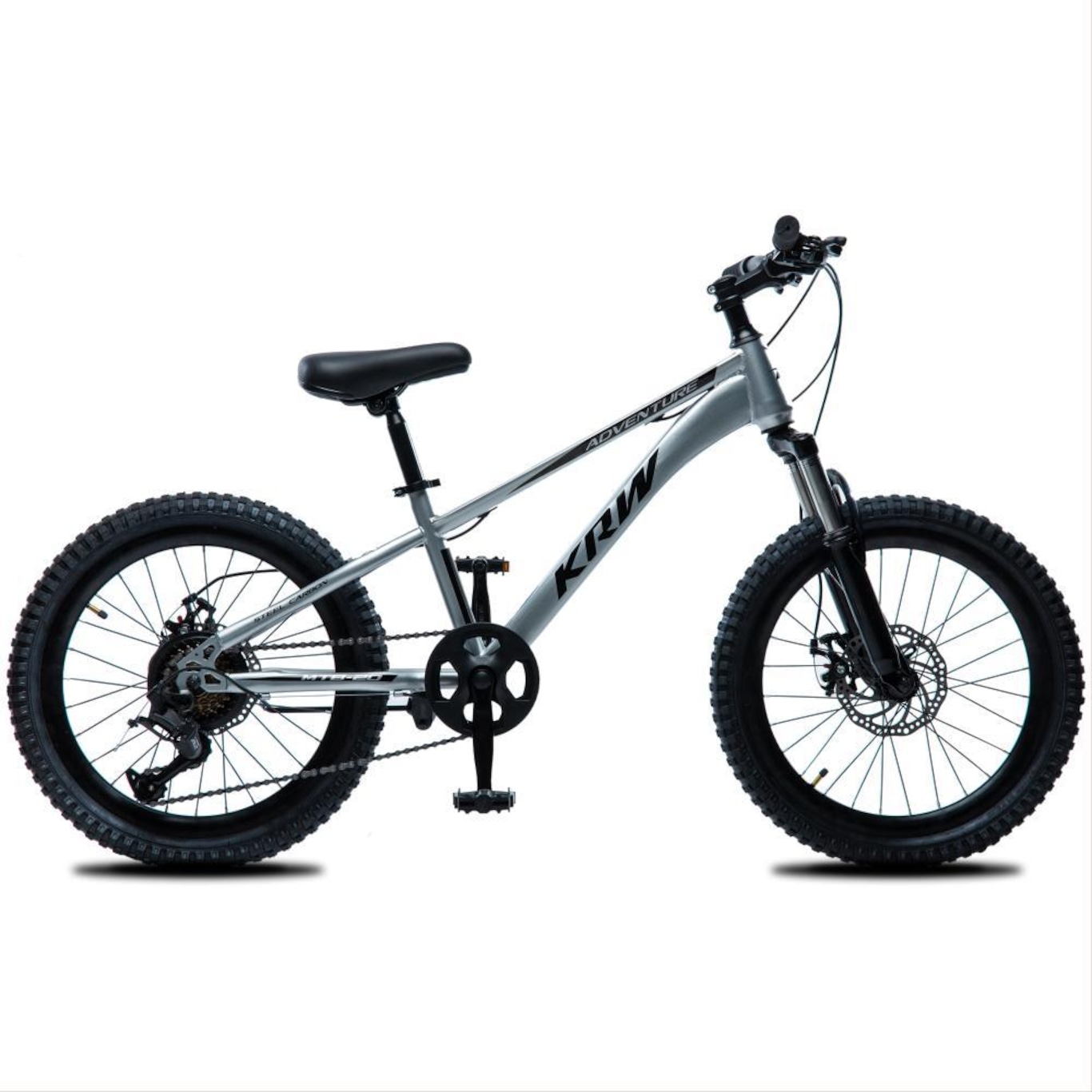 Bicicleta Mtb Aro 20 Krw - Câmbio 7 Velocidades L20 - Infantil - Foto 6